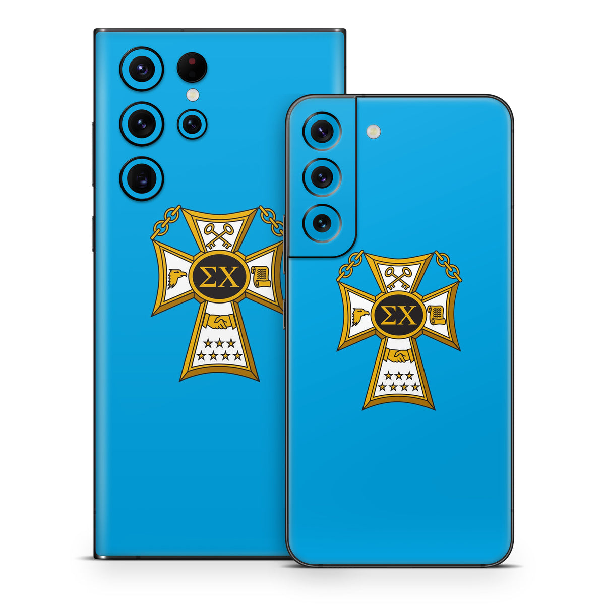 Sigma Chi Badge Blue - Samsung Galaxy S22 Skin