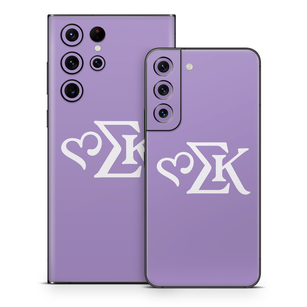 Sigma Kappa Greek Letters Dove Love on Legacy Lavender - Samsung Galaxy S22 Skin