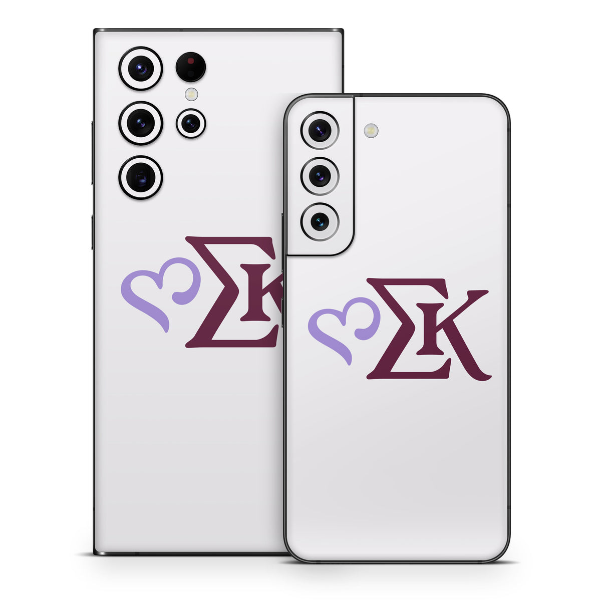 Sigma Kappa Greek Letters Two Color on Dove Love - Samsung Galaxy S22 Skin