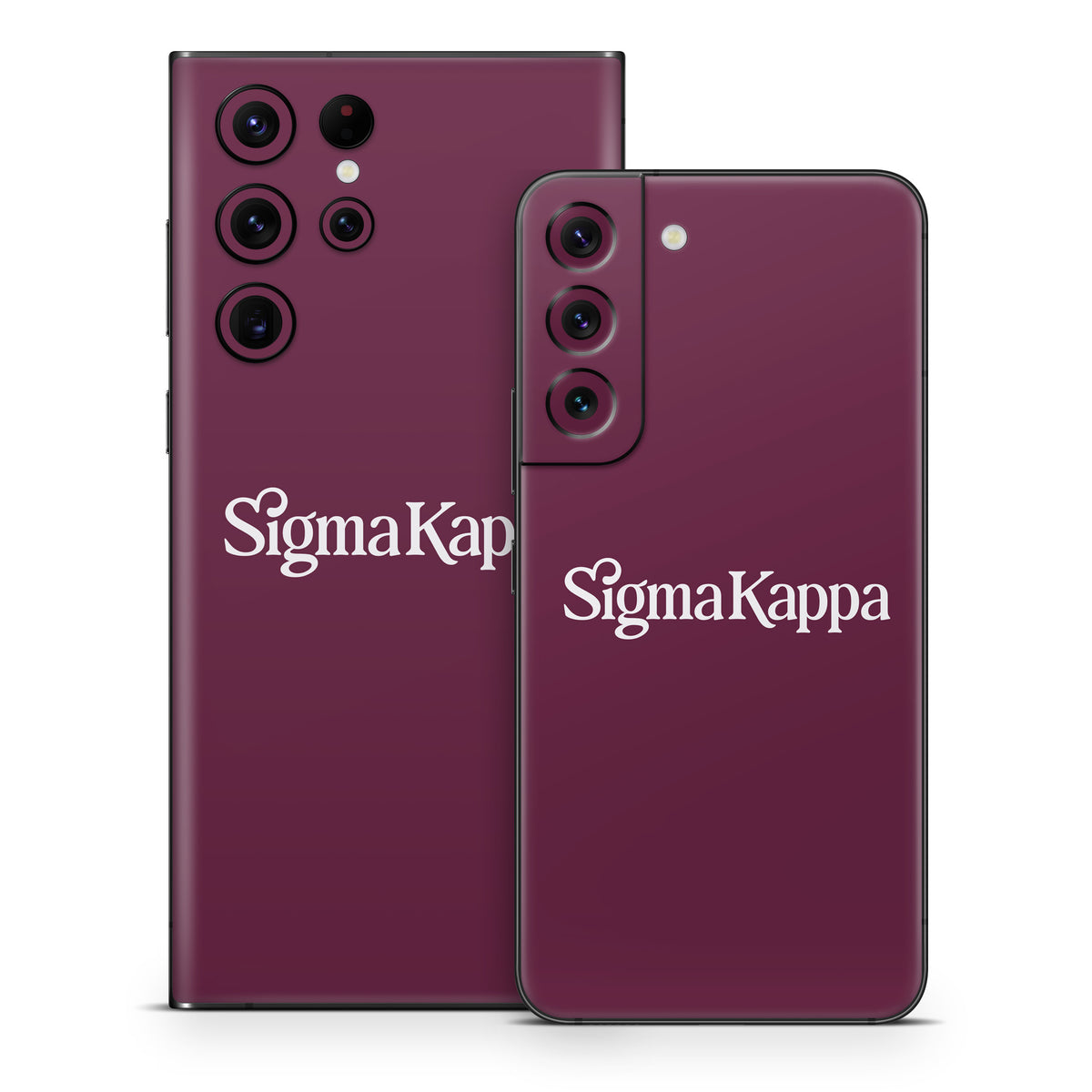 Sigma Kappa Primary Logo Dove Love on Mary Maroon - Samsung Galaxy S22 Skin