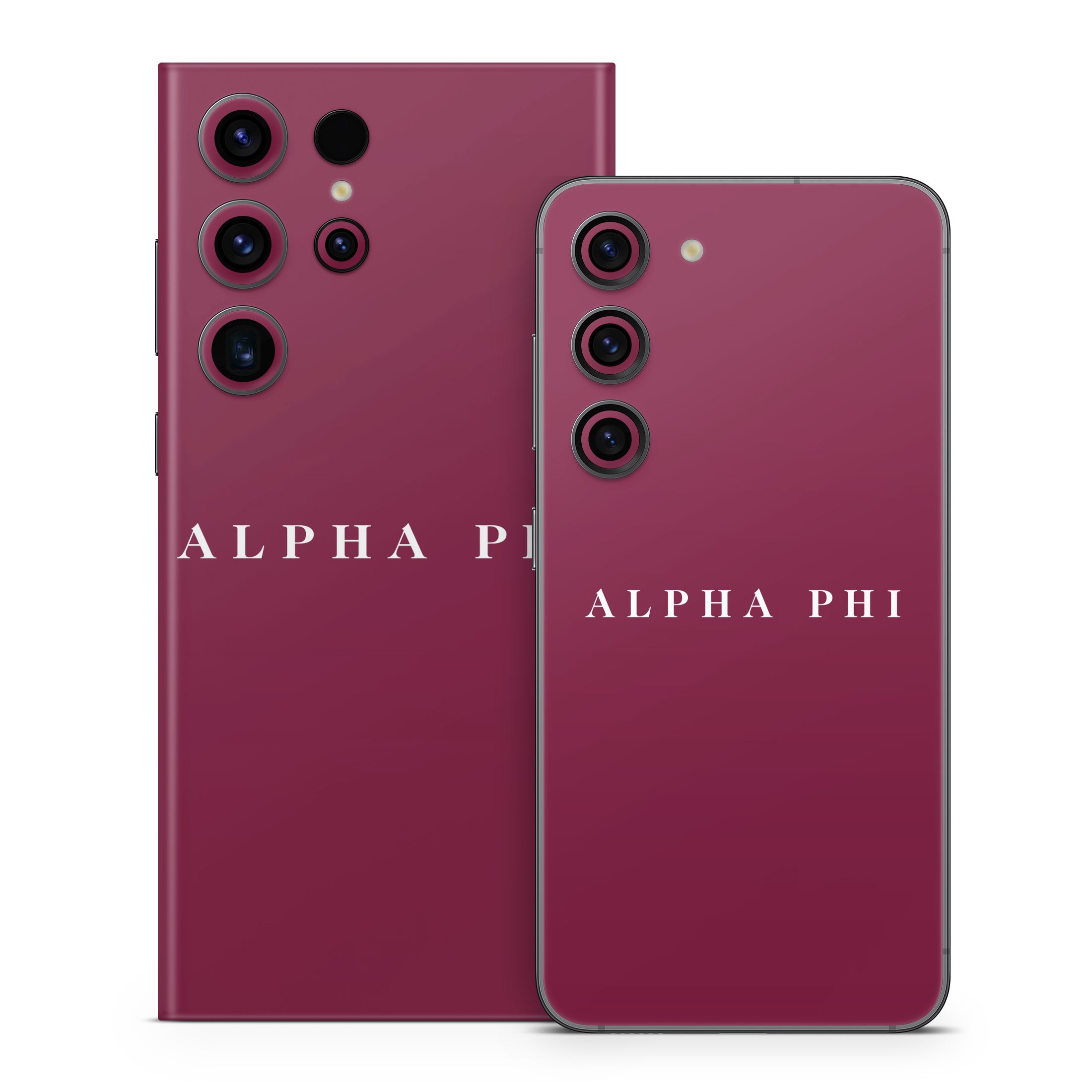 Alpha Phi Wordmark Bordeaux - Samsung Galaxy S23 Skin