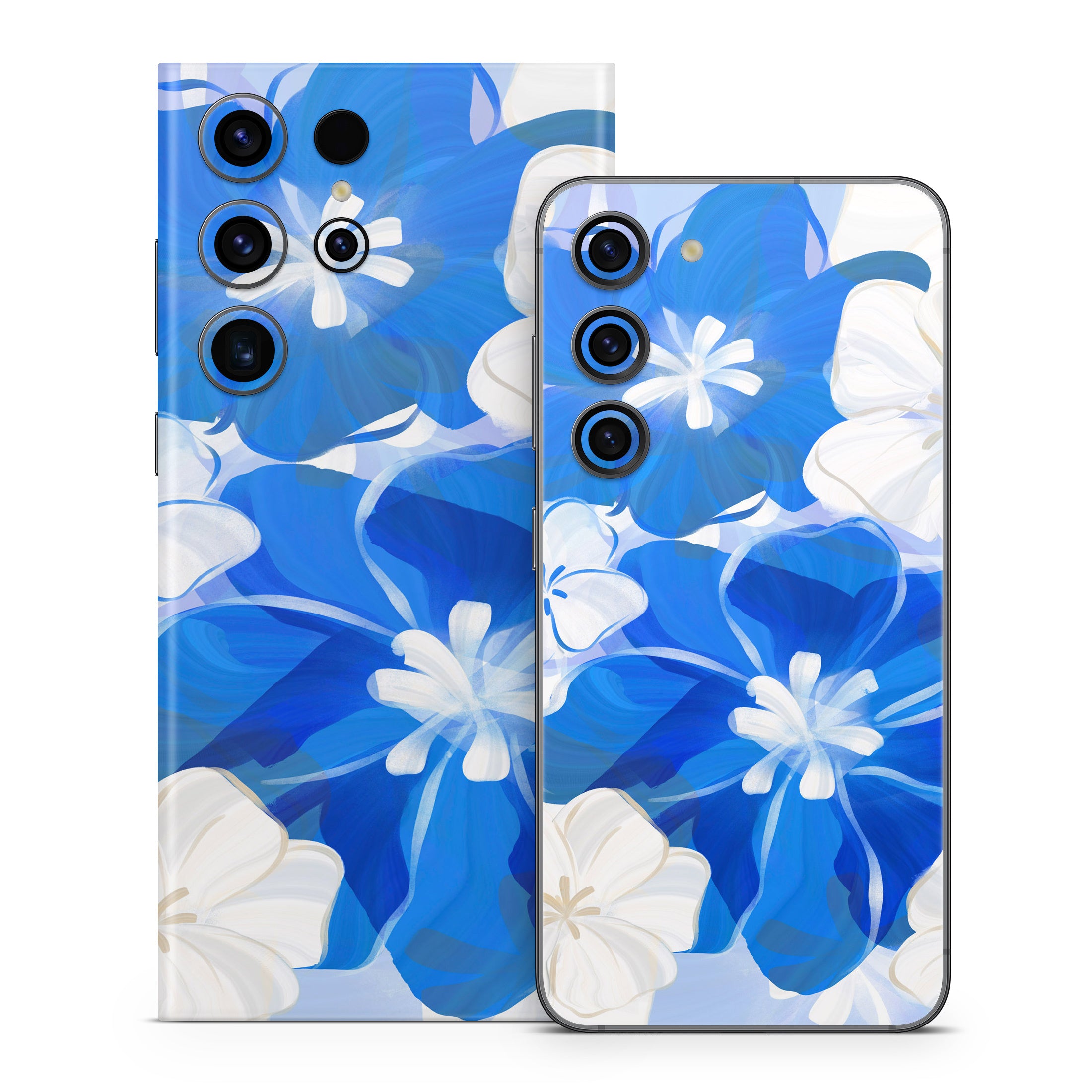 Blue Flowers - Samsung Galaxy S23 Skin