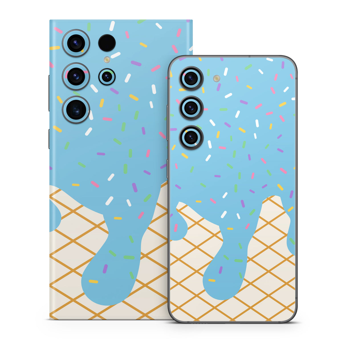 Cotton Candy Ice Cream Drip - Samsung Galaxy S23 Skin
