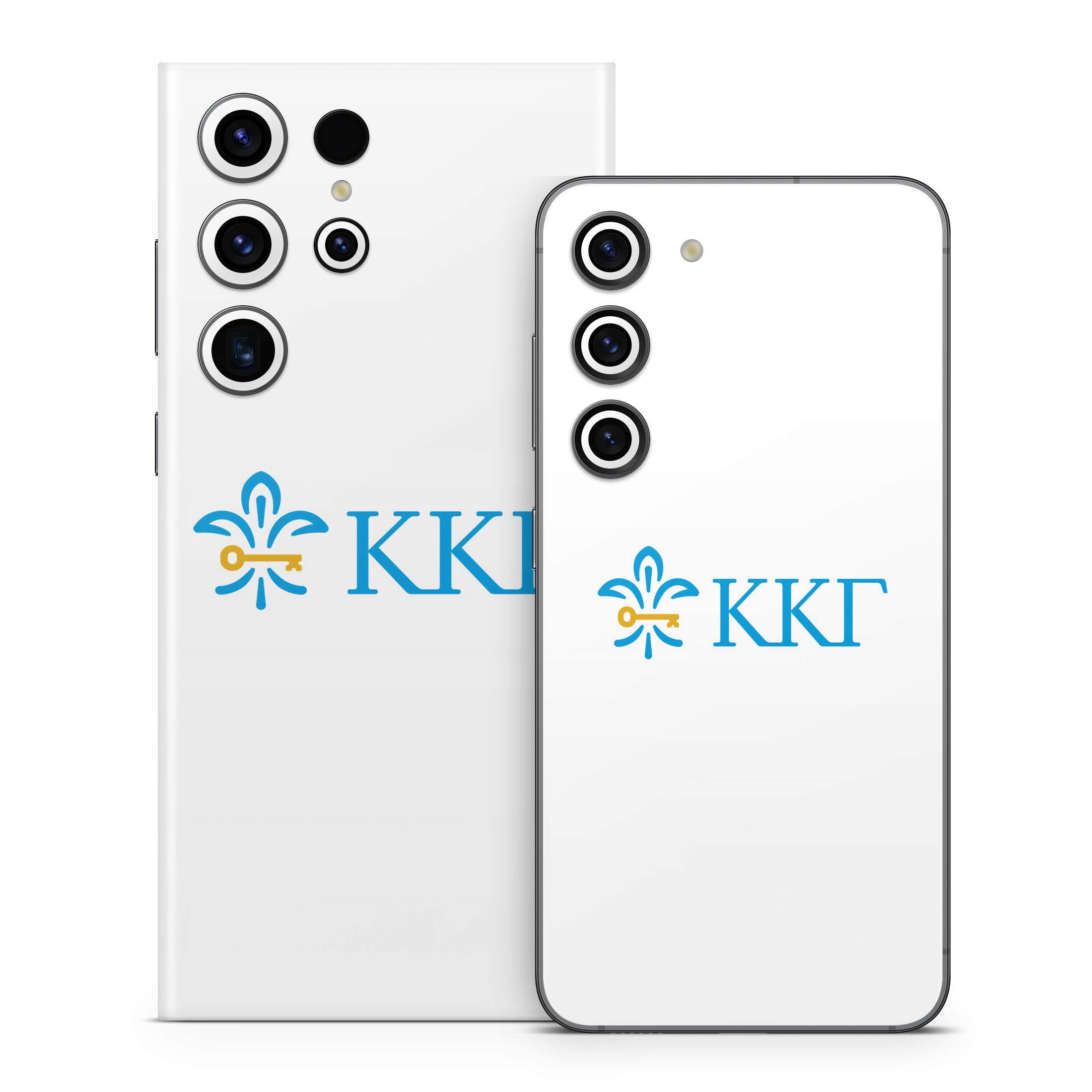 Kappa Kappa Gamma Letterkey Horizontal White - Samsung Galaxy S23 Skin