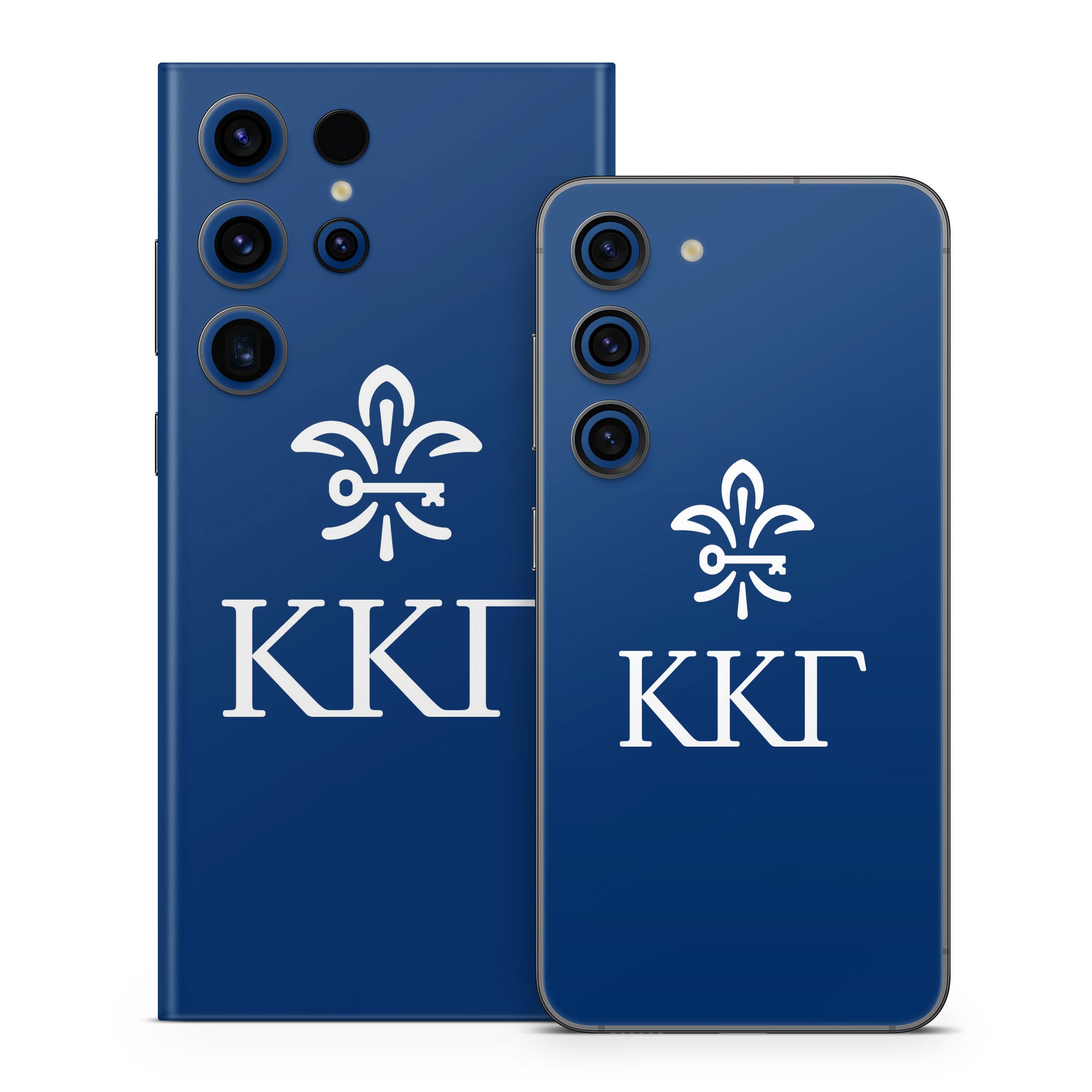 Kappa Kappa Gamma Letterkey Vertical Kappa Blue - Samsung Galaxy S23 Skin