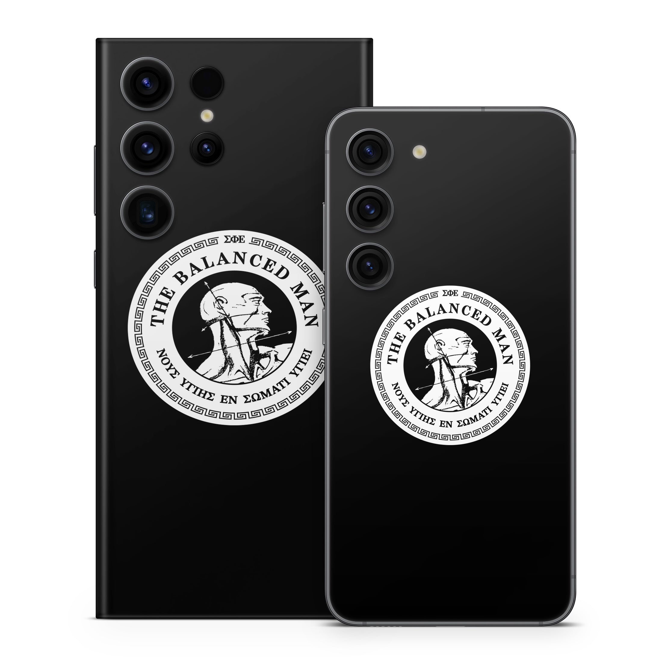 Sigma Phi Epsilon Balanced Man Black - Samsung Galaxy S23 Skin