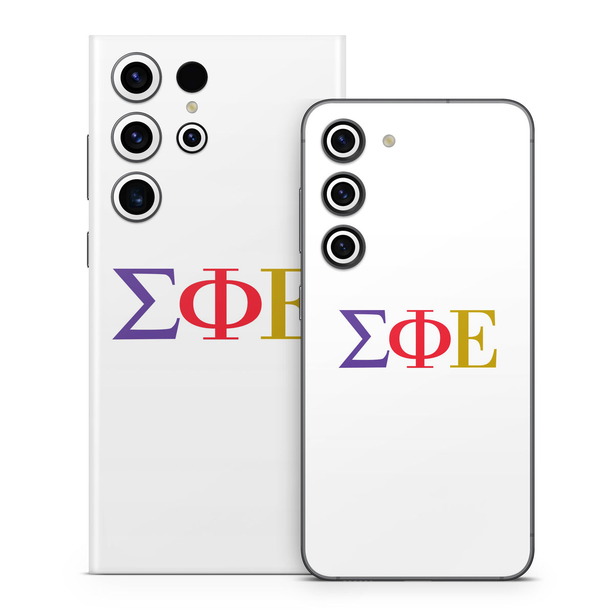Sigma Phi Epsilon Greek Letters White - Samsung Galaxy S23 Skin