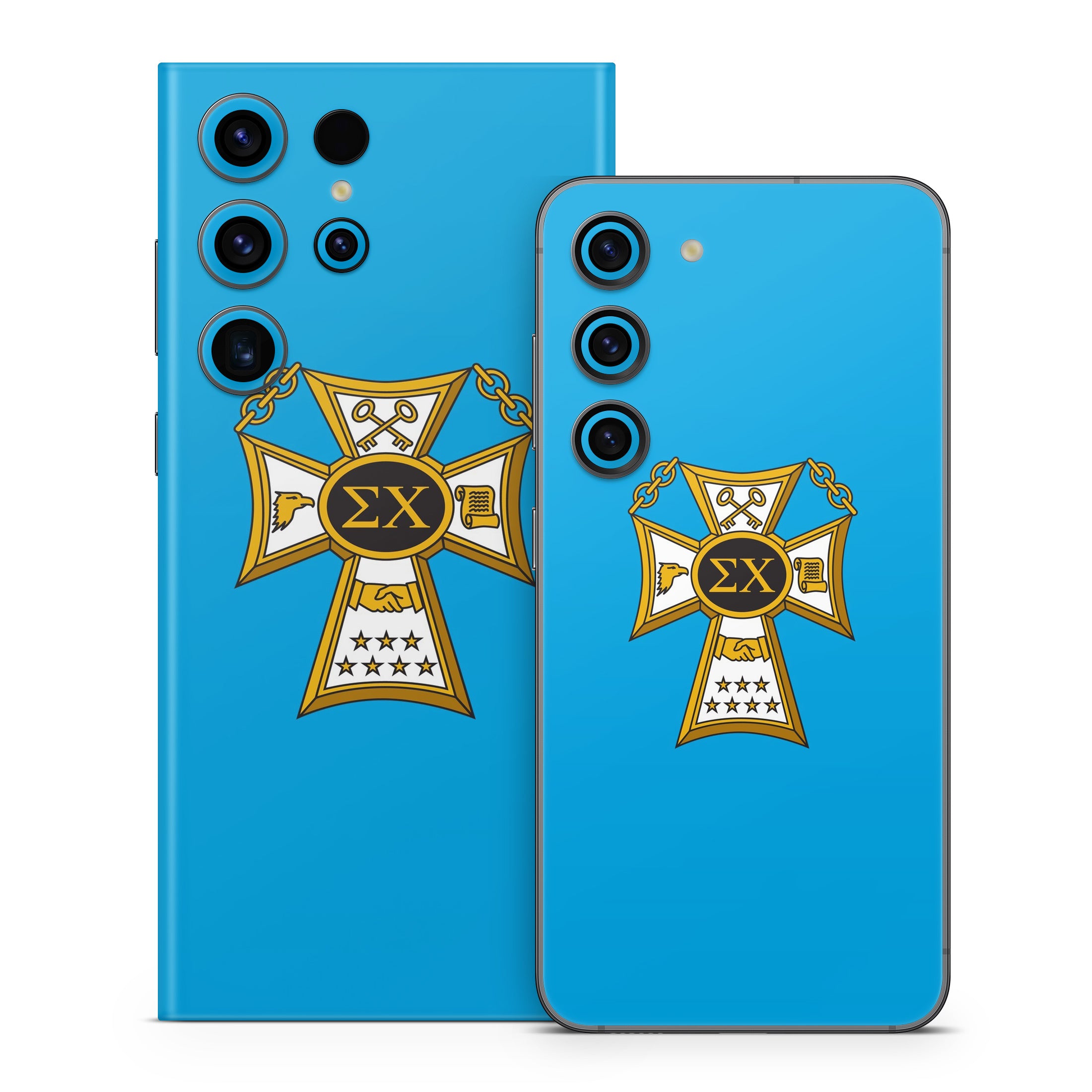 Sigma Chi Badge Blue - Samsung Galaxy S23 Skin