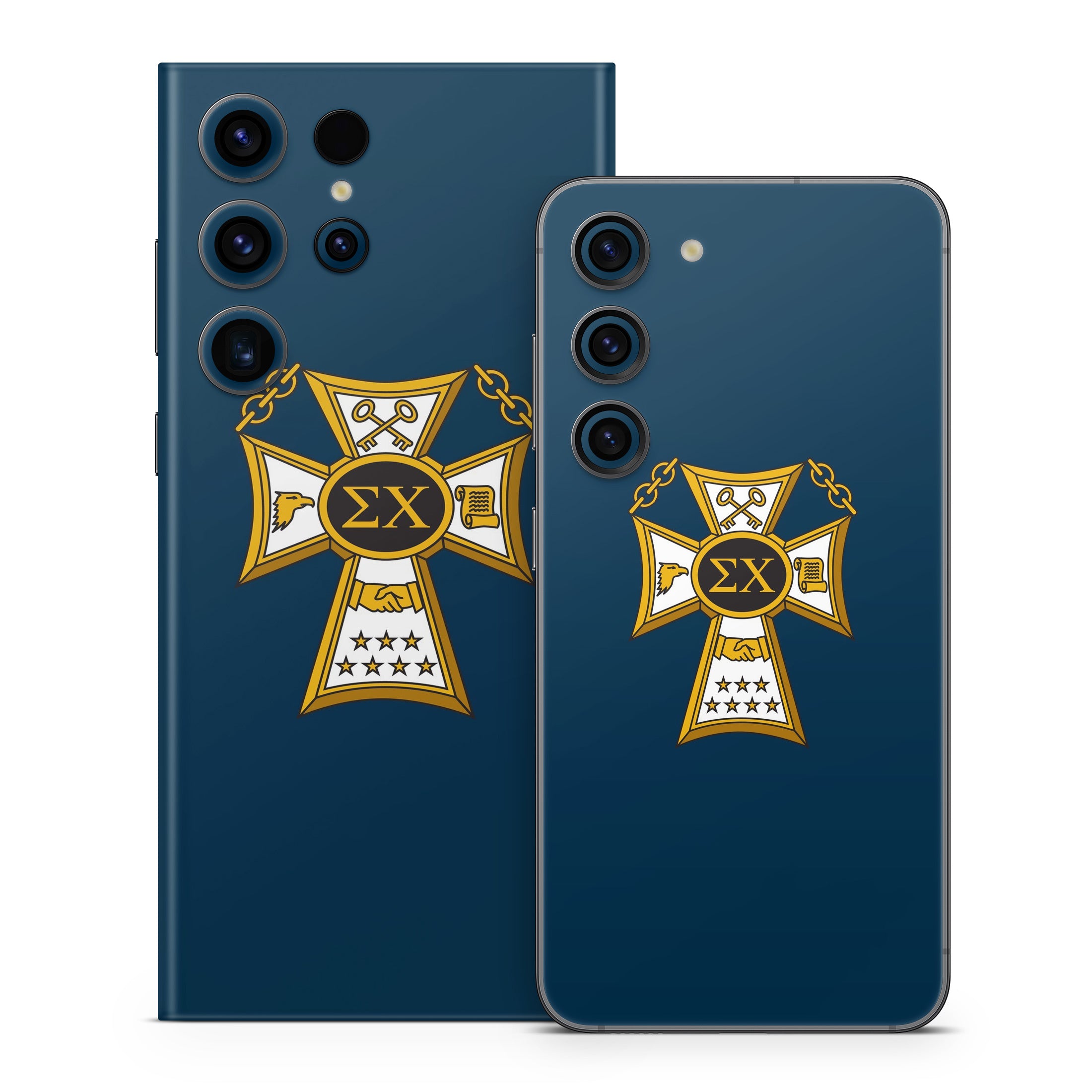 Sigma Chi Badge Navy - Samsung Galaxy S23 Skin