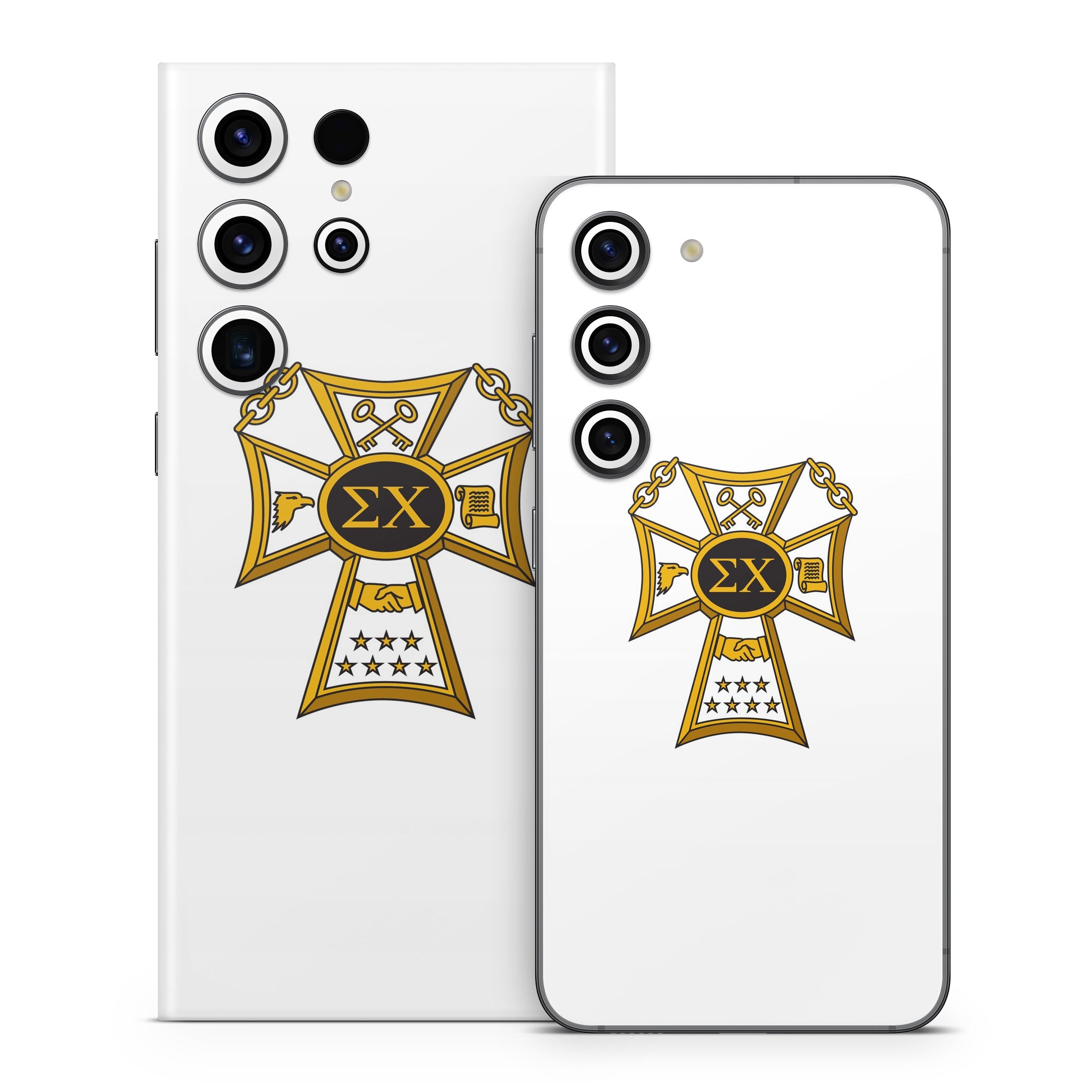 Sigma Chi Badge White - Samsung Galaxy S23 Skin