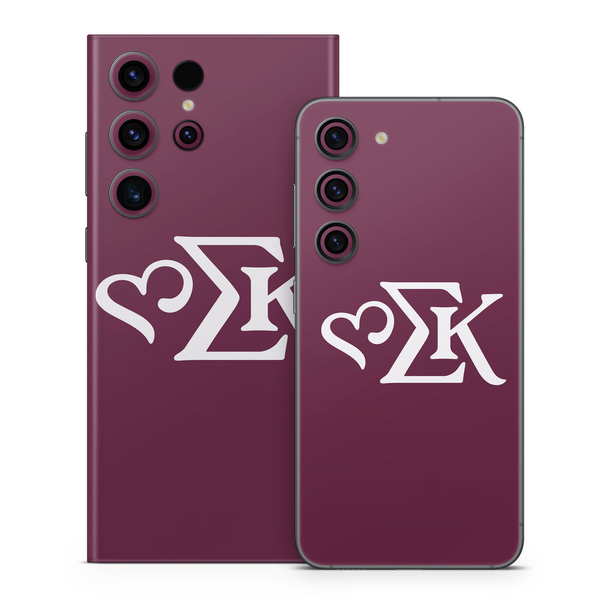 Sigma Kappa Greek Letters Dove Love on Mary Maroon - Samsung Galaxy S23 Skin