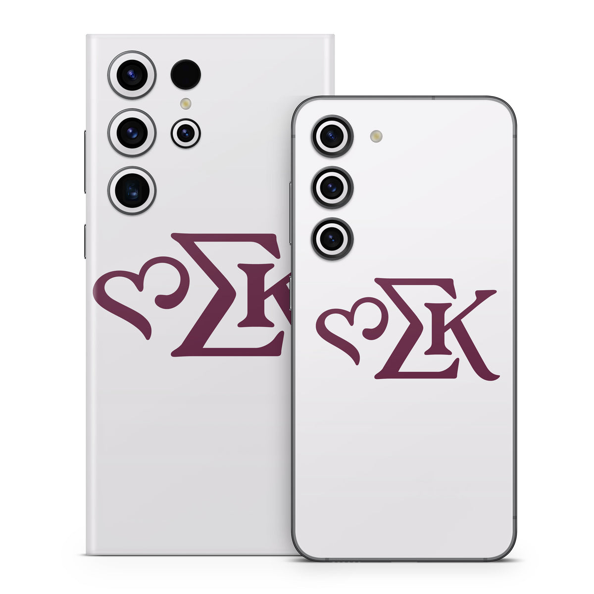 Sigma Kappa Greek Letters Mary Maroon on Dove Love - Samsung Galaxy S23 Skin