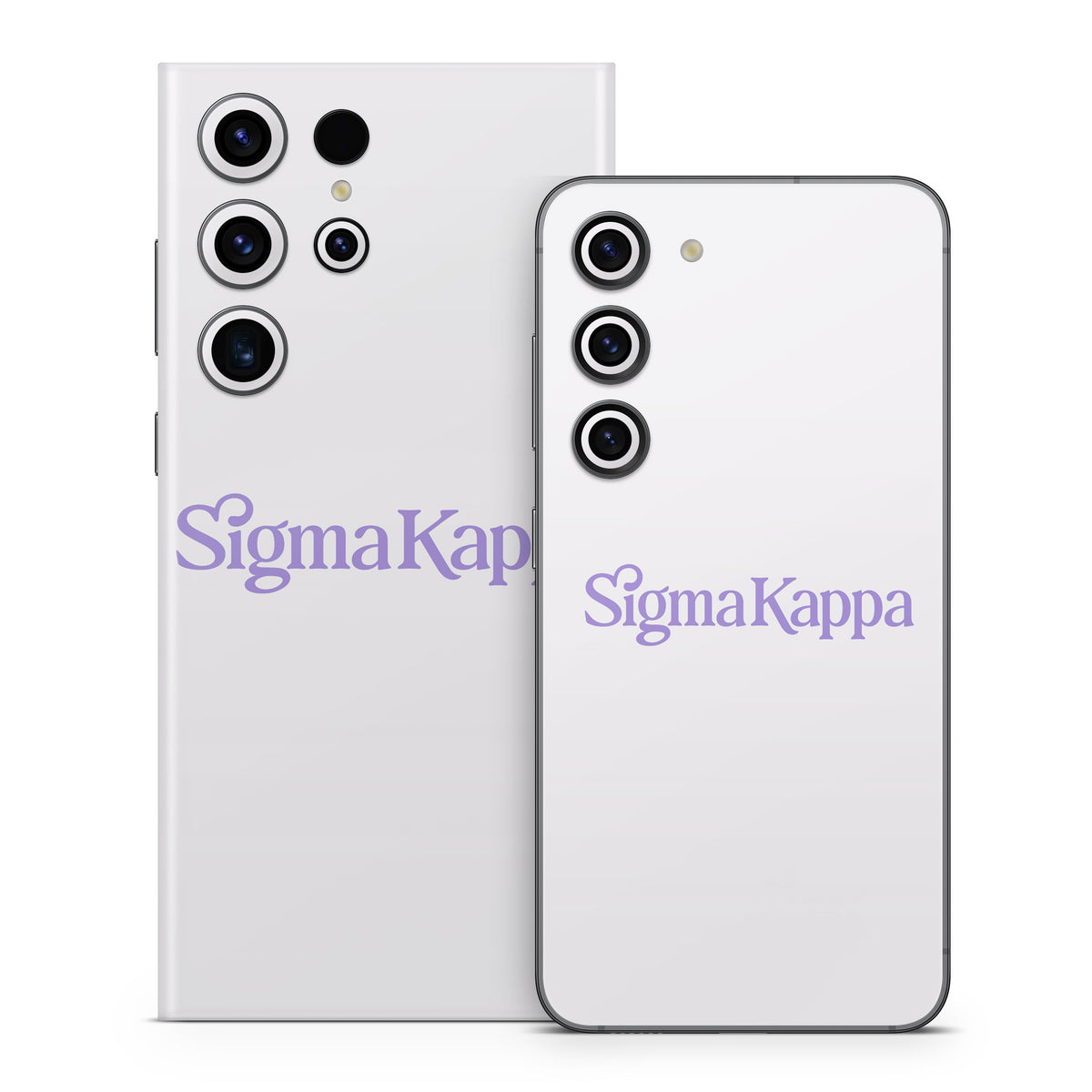 Sigma Kappa Primary Logo Legacy Lavender on Dove Love - Samsung Galaxy S23 Skin