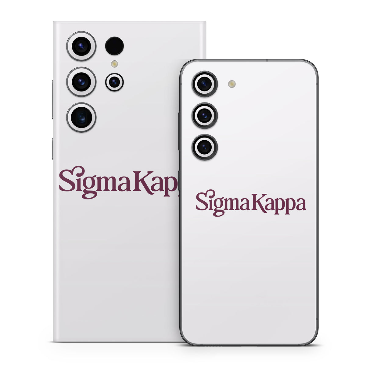 Sigma Kappa Primary Logo Mary Maroon on Dove Love - Samsung Galaxy S23 Skin