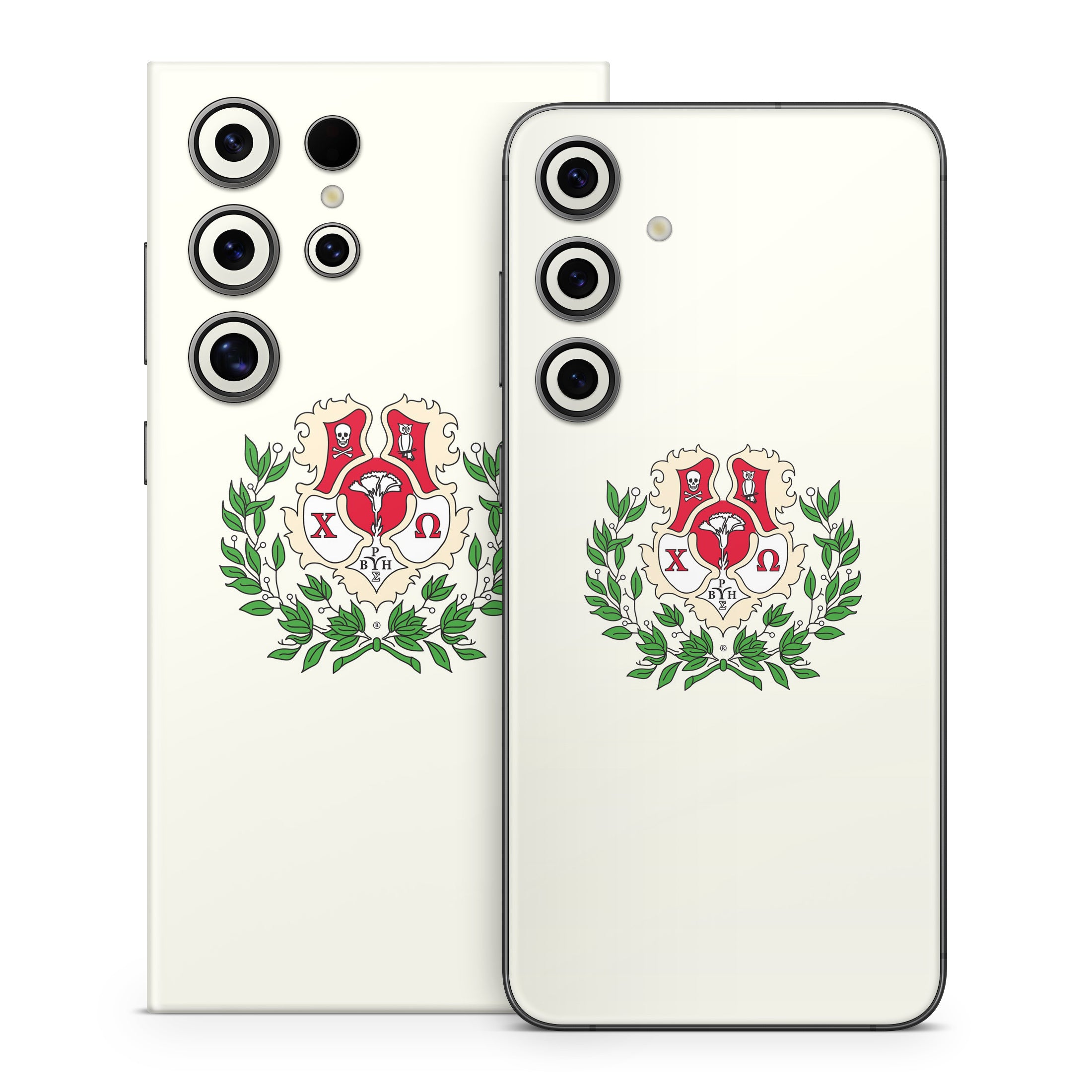 Chi Omega Crest Cream - Samsung Galaxy S24 Skin