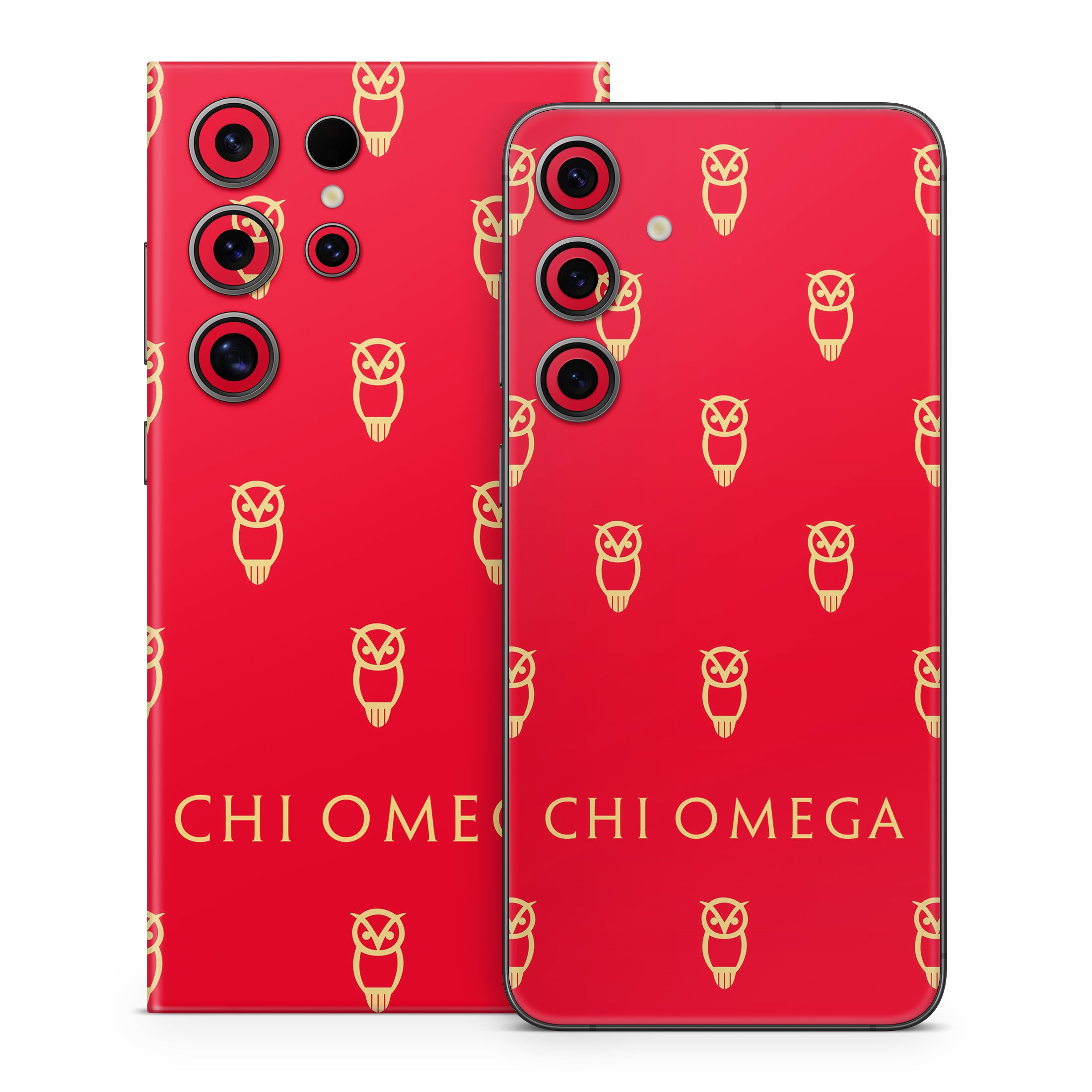 Chi Omega Owl Pattern - Samsung Galaxy S24 Skin