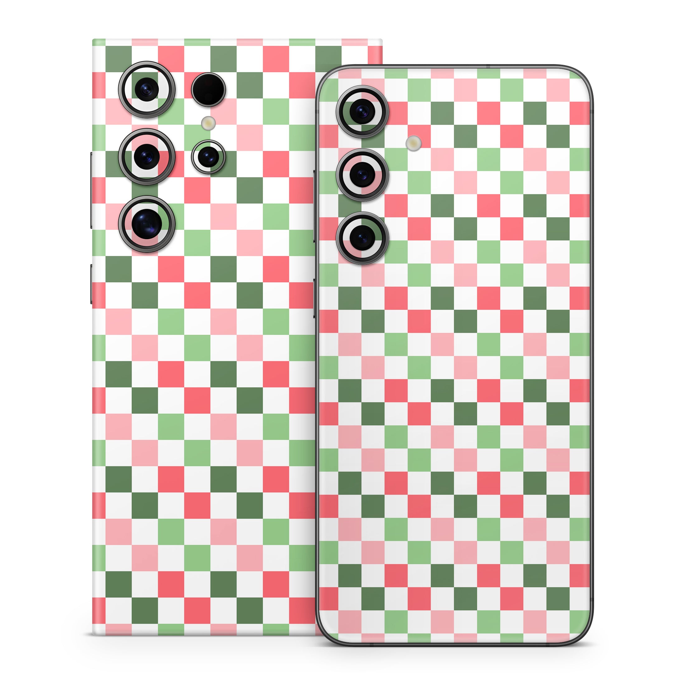 Christmas Checkers - Samsung Galaxy S24 Skin