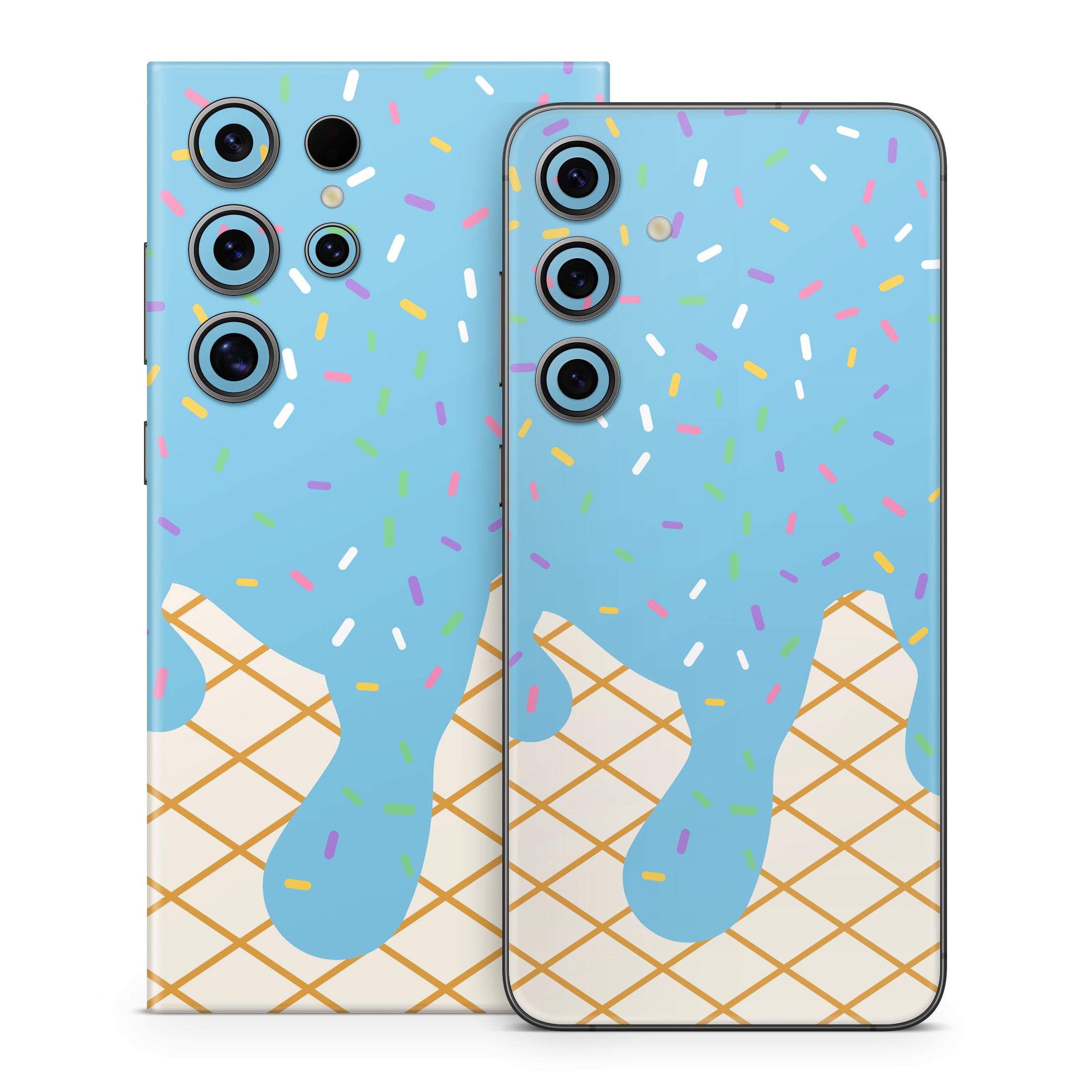 Cotton Candy Ice Cream Drip - Samsung Galaxy S24 Skin