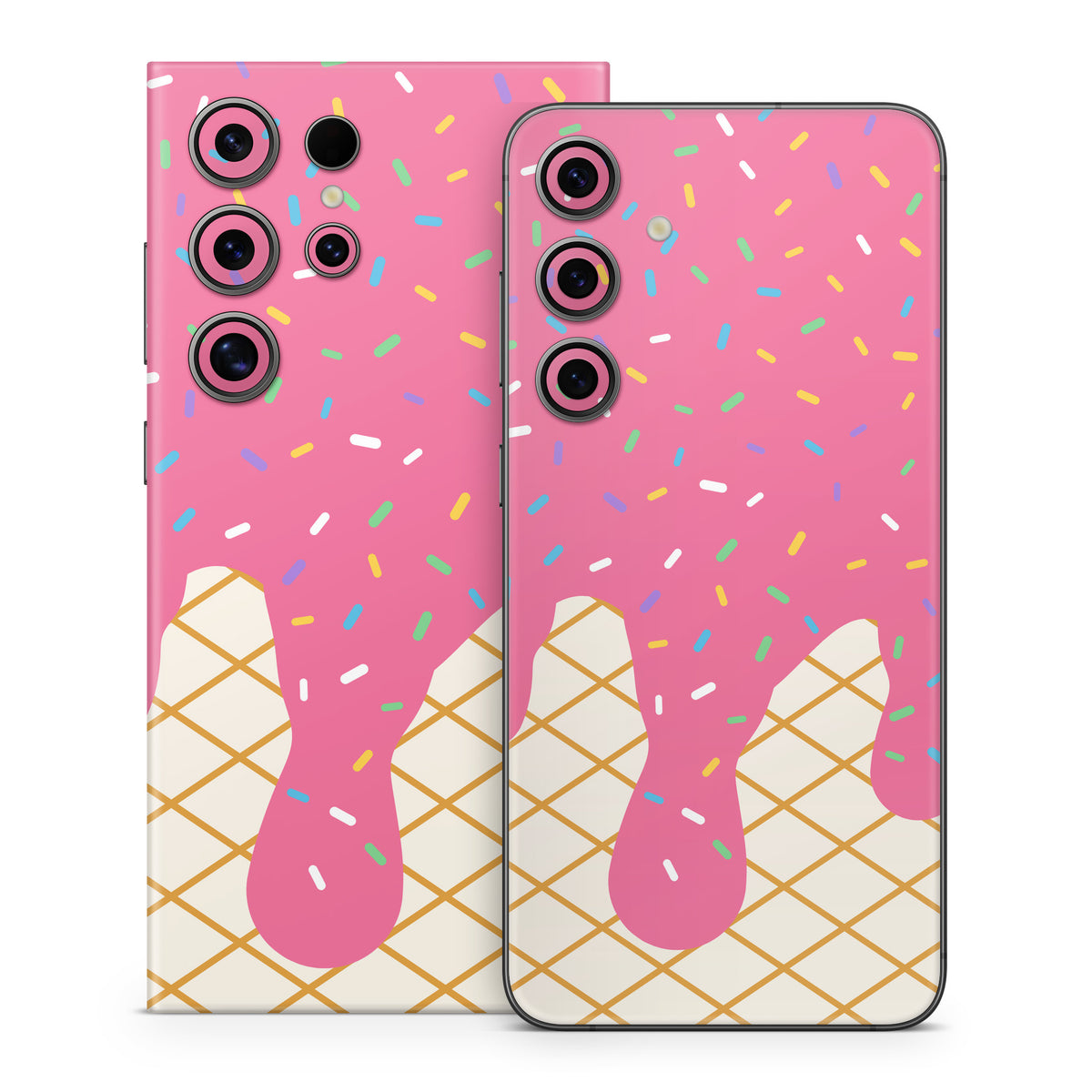Strawberry Ice Cream Drip - Samsung Galaxy S24 Skin