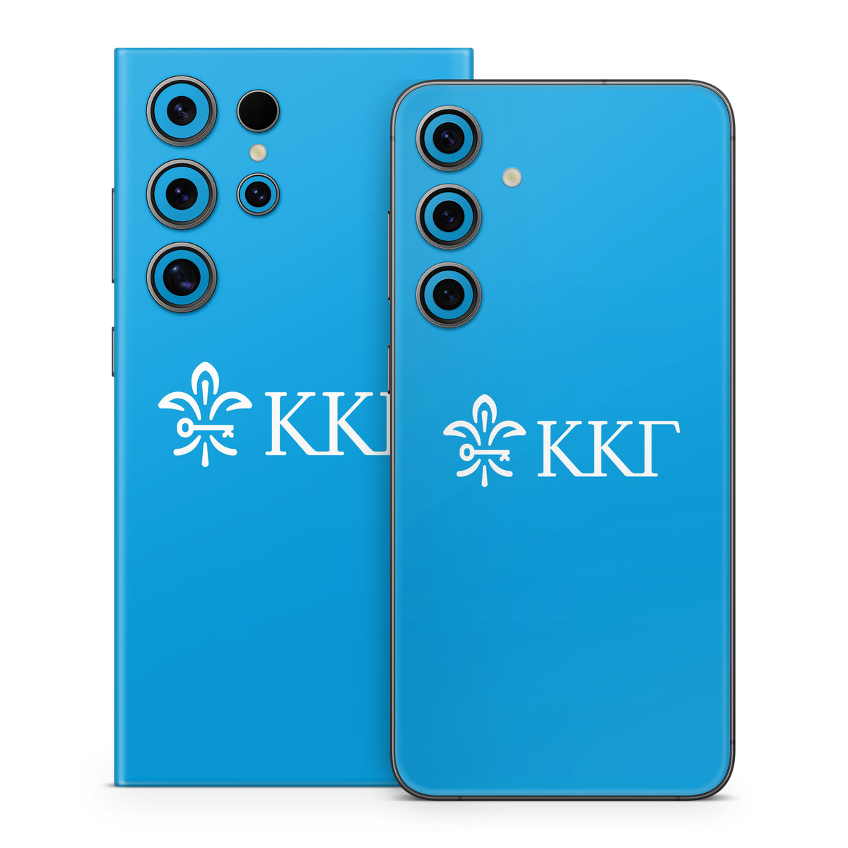 Kappa Kappa Gamma Letterkey Horizontal Gamma Blue - Samsung Galaxy S24 Skin