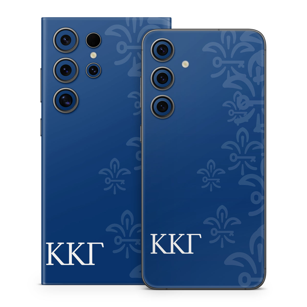Kappa Kappa Gamma Letters and Fleur De Key Gamma Blue - Samsung Galaxy S24 Skin