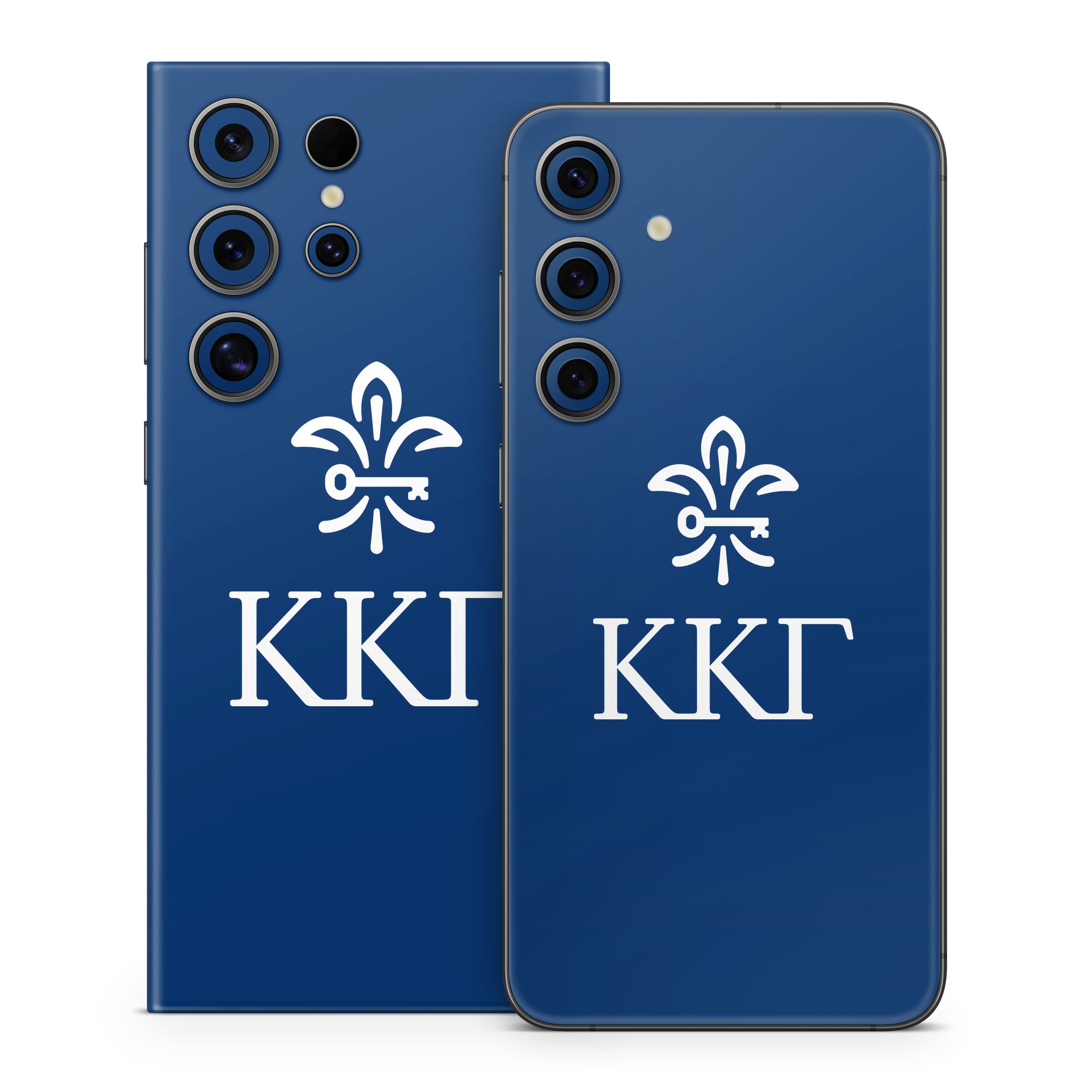 Kappa Kappa Gamma Letterkey Vertical Kappa Blue - Samsung Galaxy S24 Skin