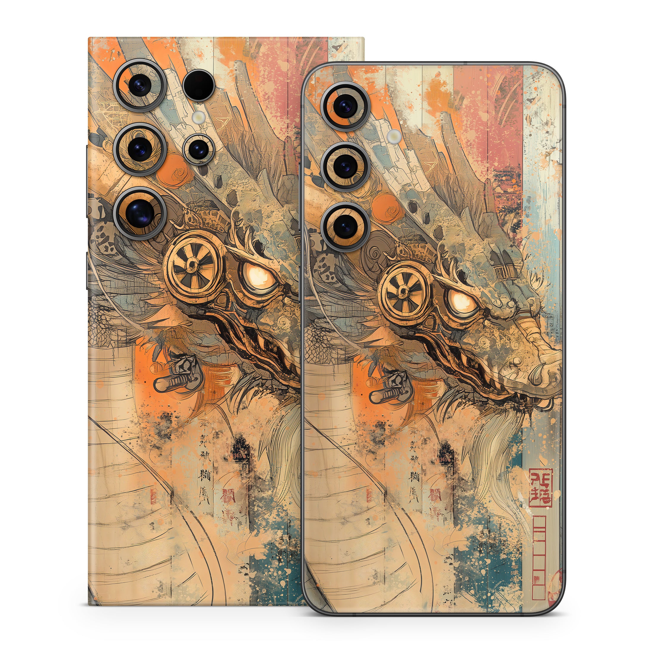 Orange Dragon - Samsung Galaxy S24 Skin