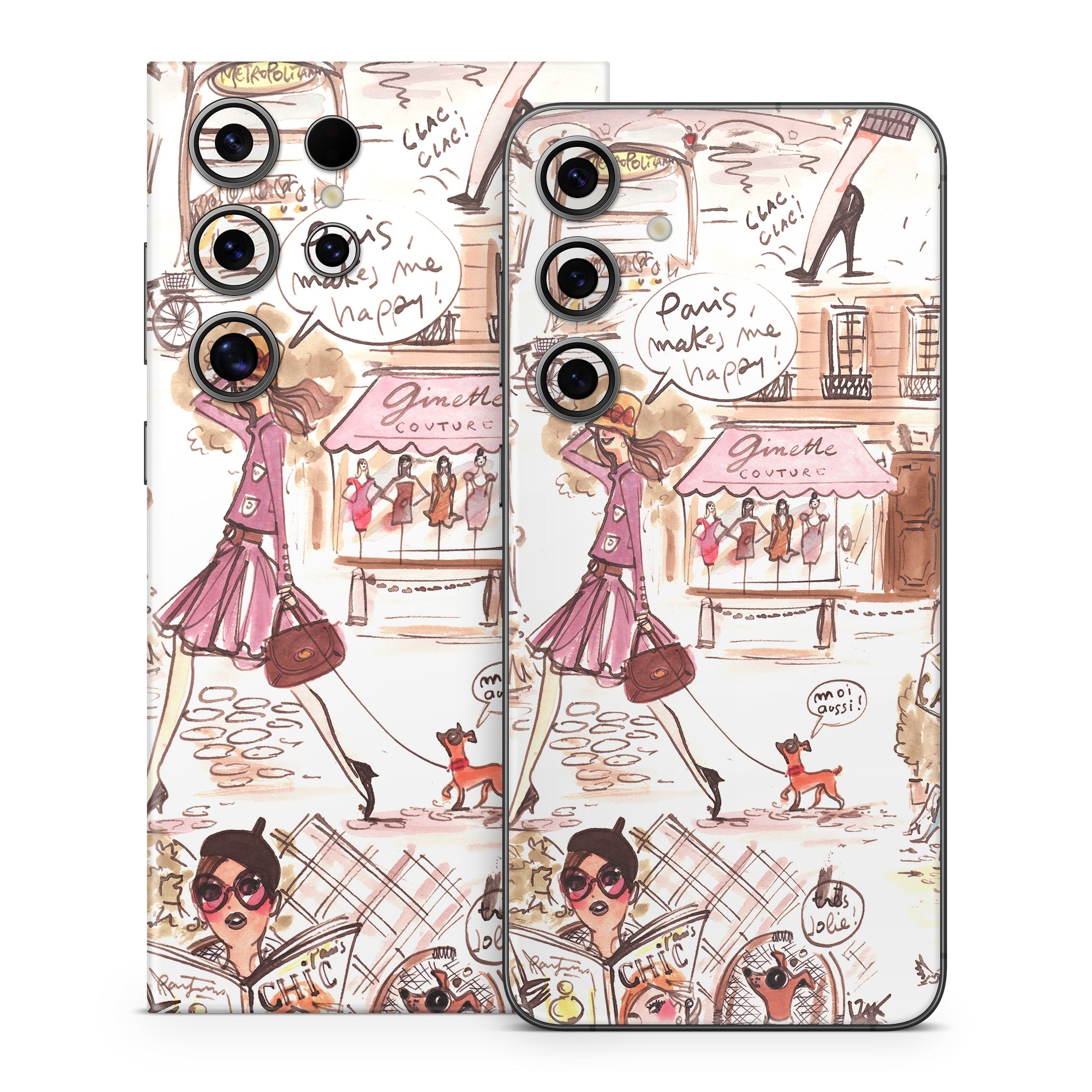 Paris Makes Me Happy - Samsung Galaxy S24 Skin