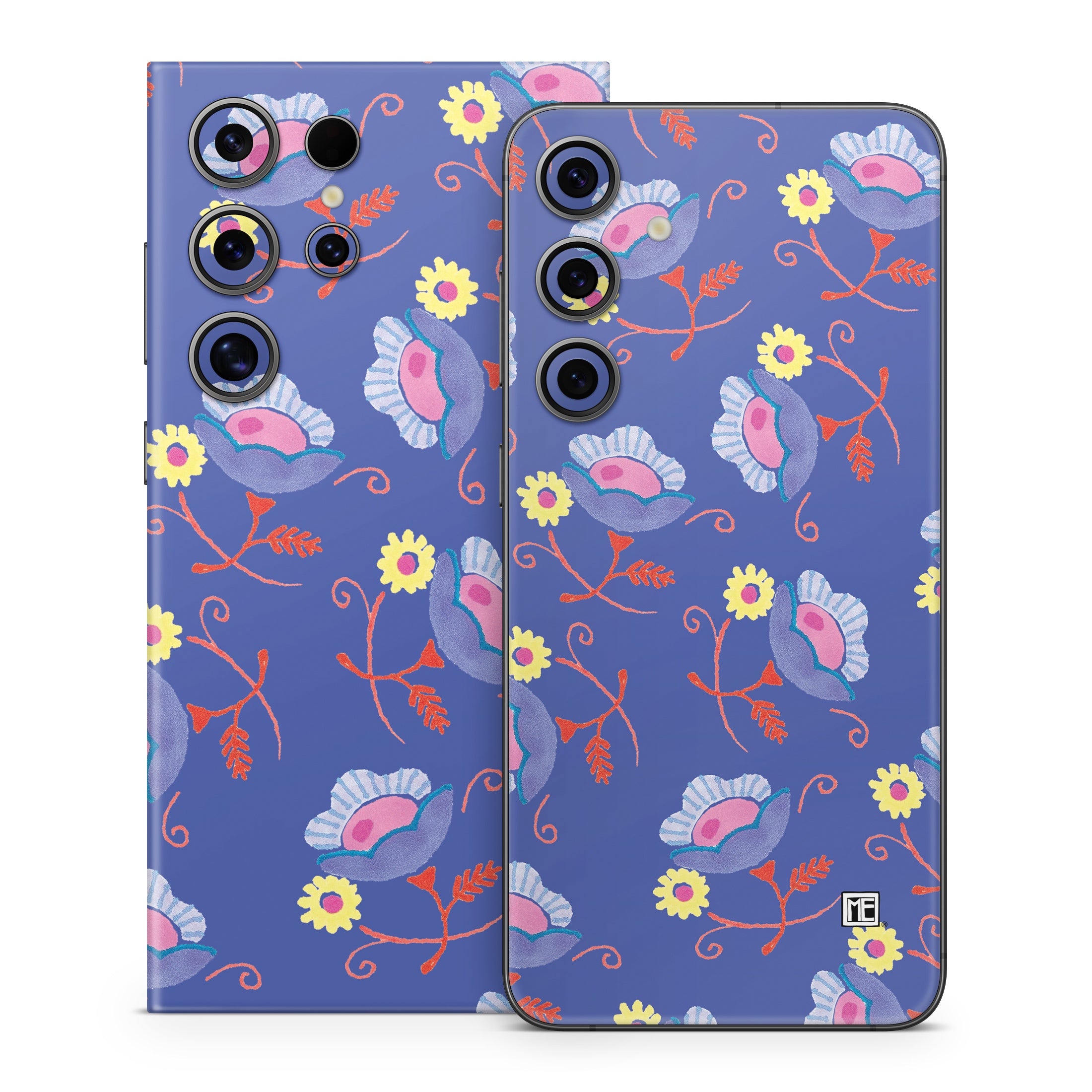 Purple Flowers - Samsung Galaxy S24 Skin