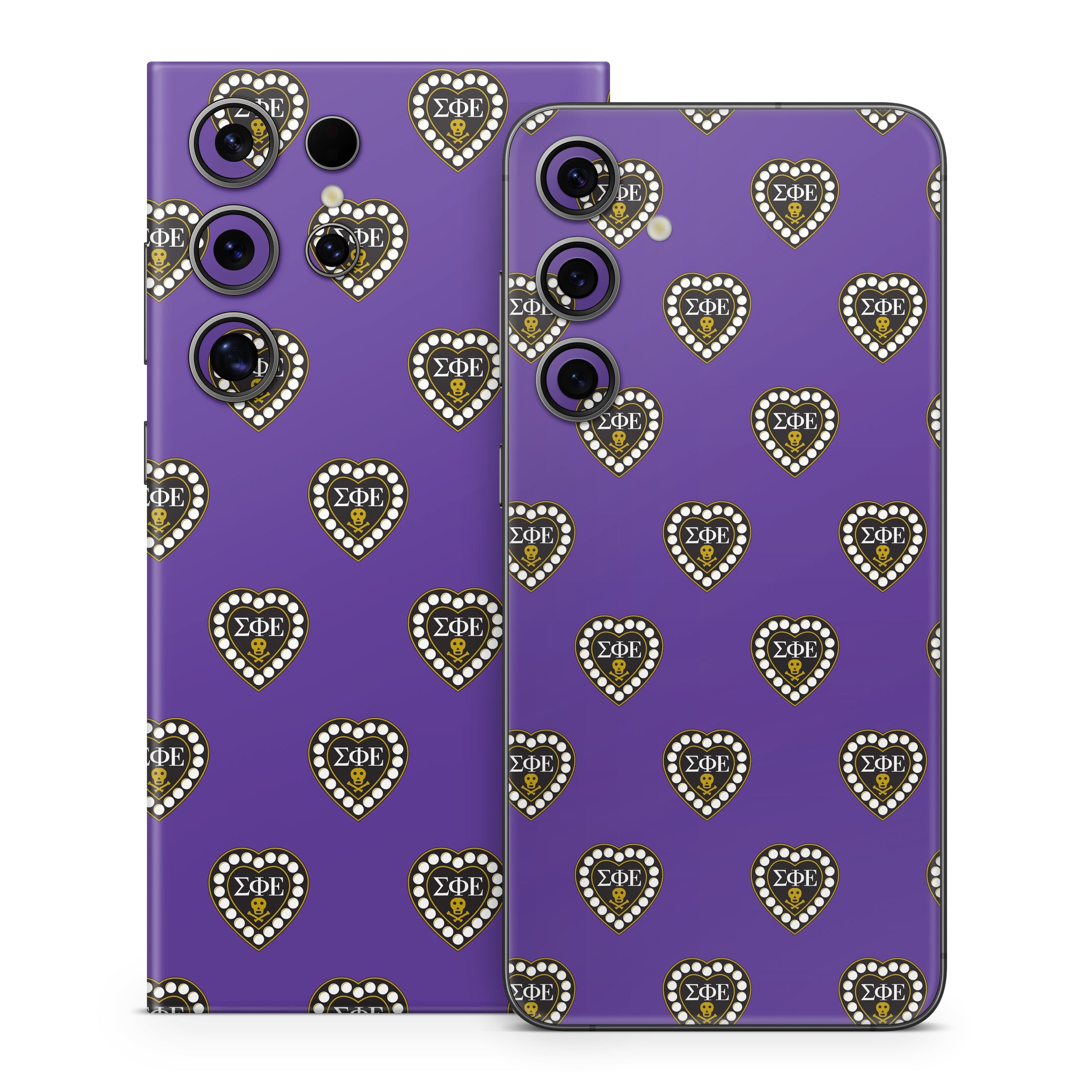 Sigma Phi Epsilon Badge Pattern Purple - Samsung Galaxy S24 Skin