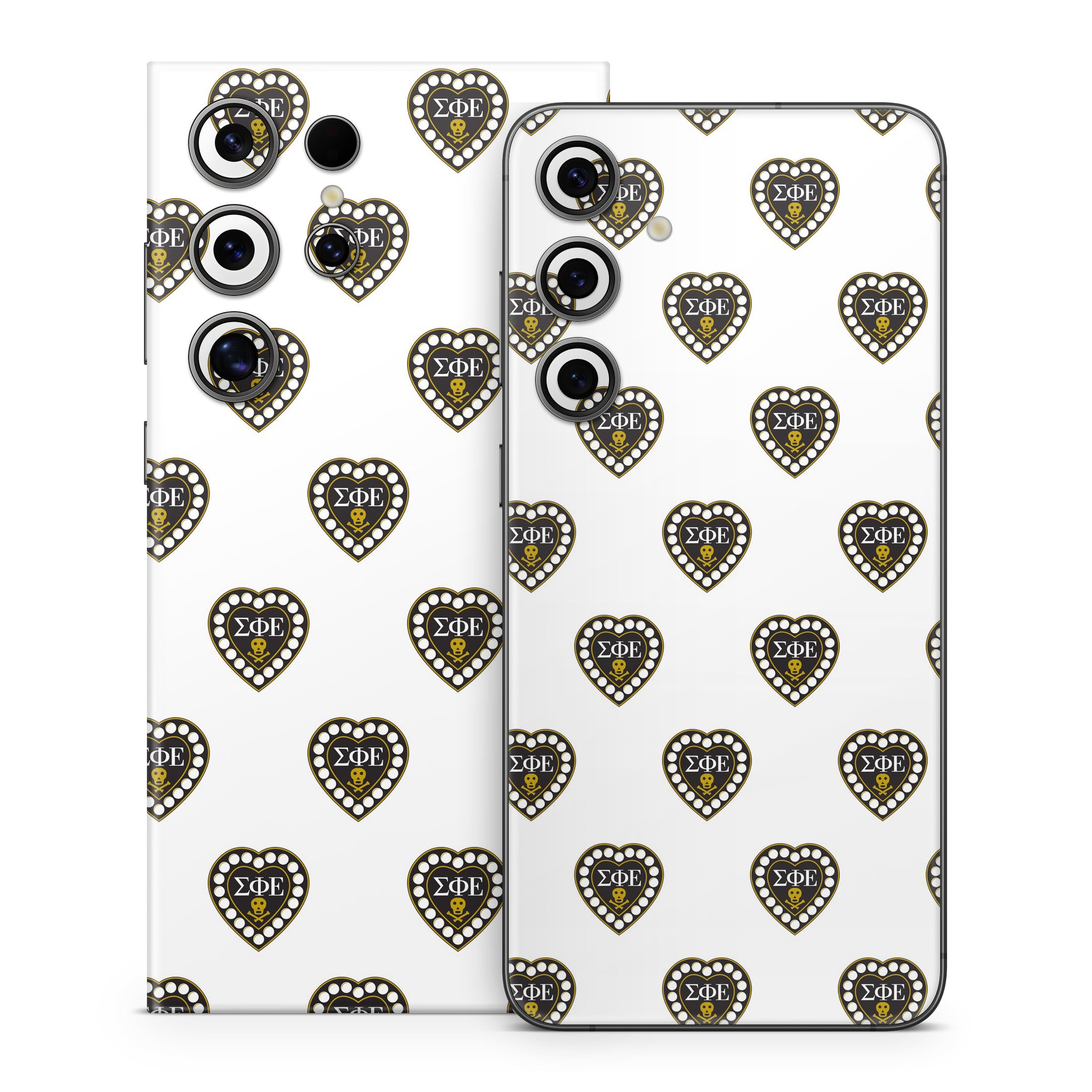 Sigma Phi Epsilon Badge Pattern White - Samsung Galaxy S24 Skin