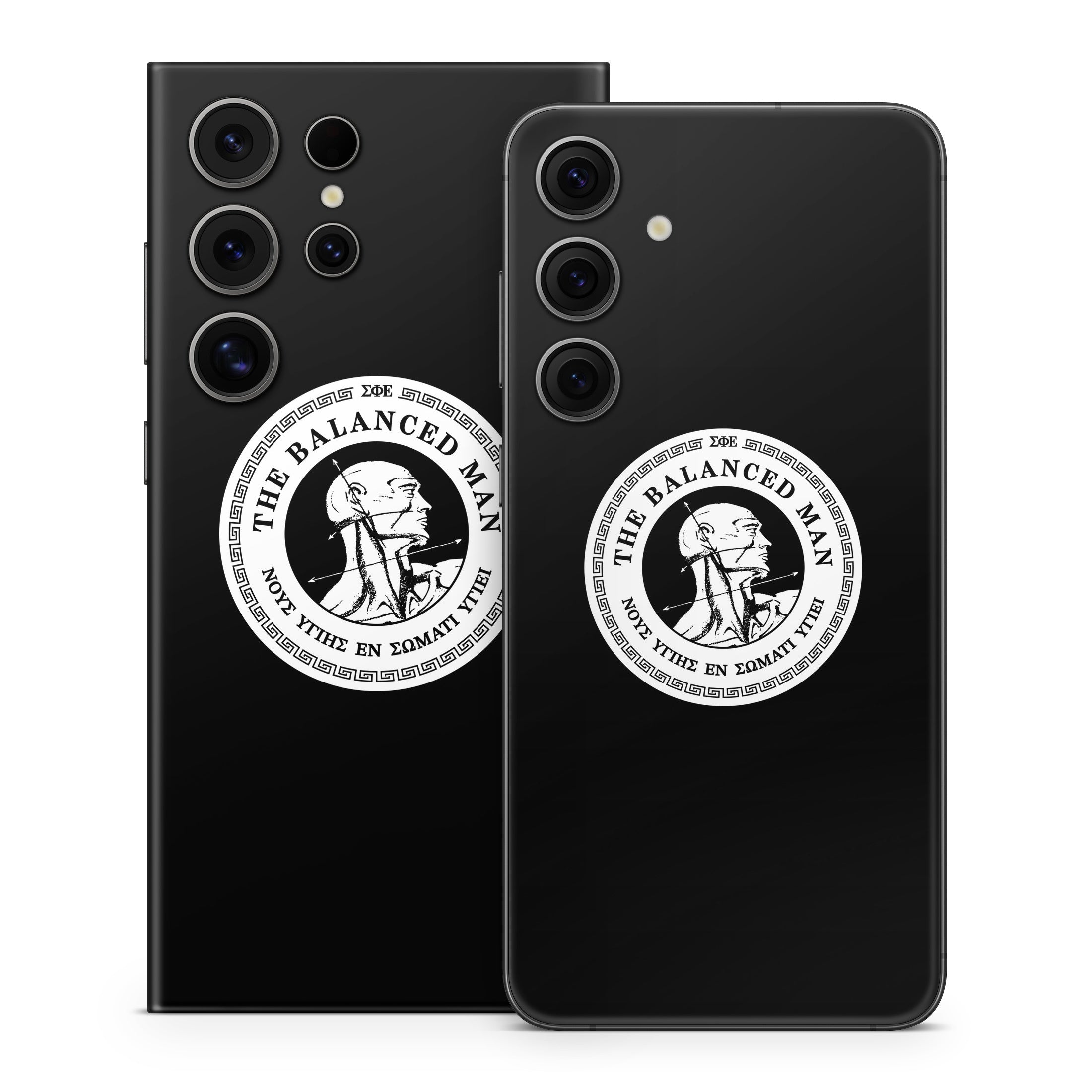 Sigma Phi Epsilon Balanced Man Black - Samsung Galaxy S24 Skin
