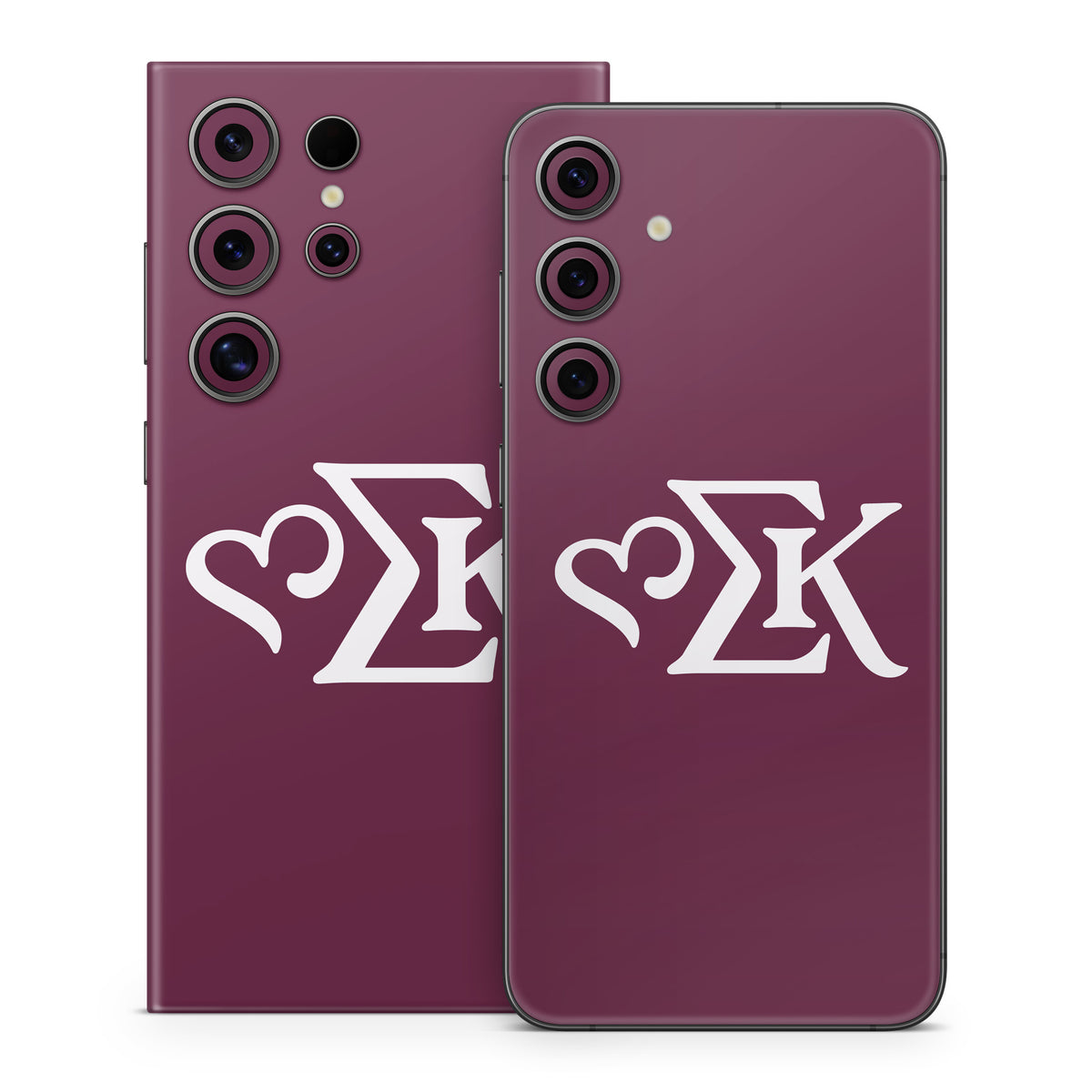 Sigma Kappa Greek Letters Dove Love on Mary Maroon - Samsung Galaxy S24 Skin