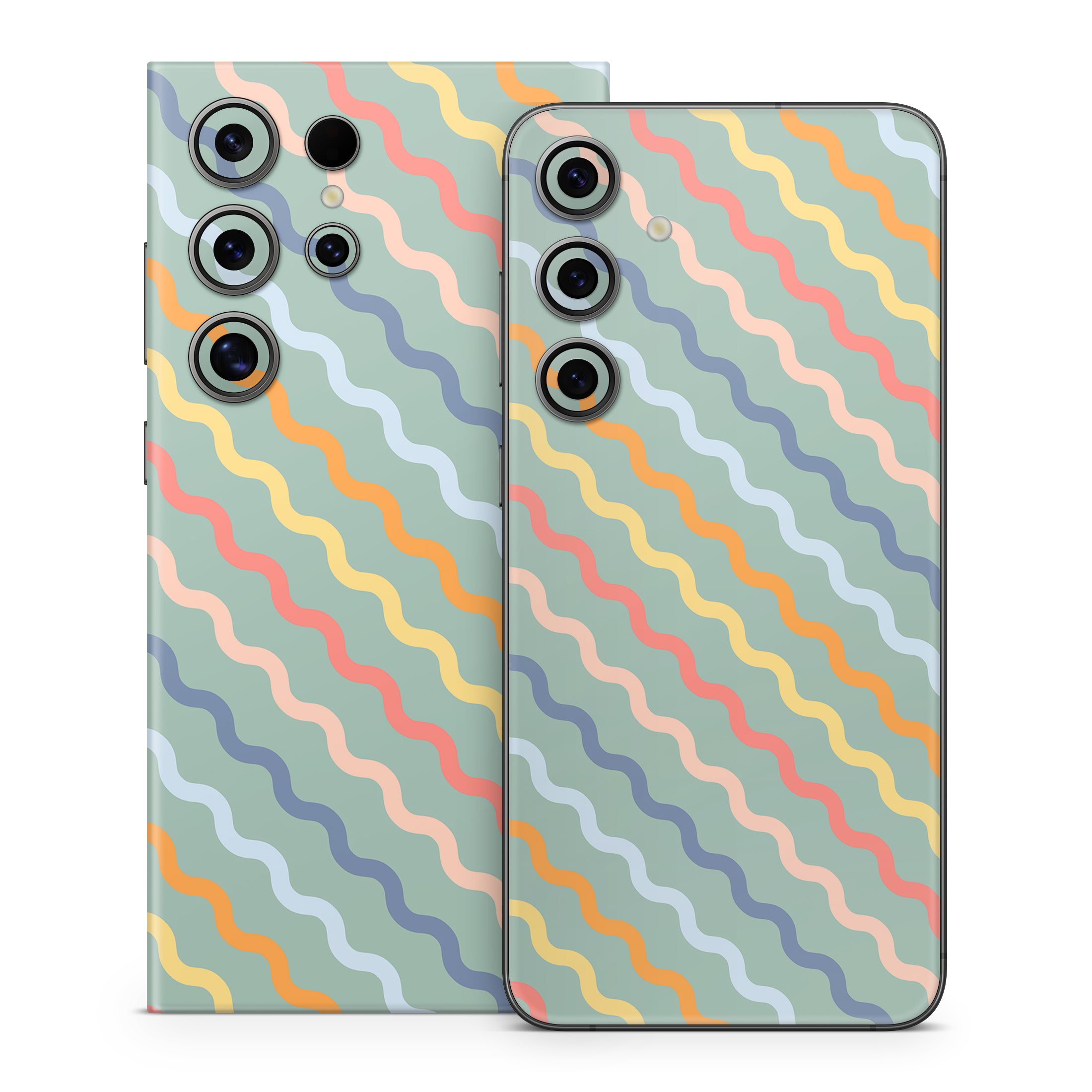 Wavy Diagonal Lines - Samsung Galaxy S24 Skin