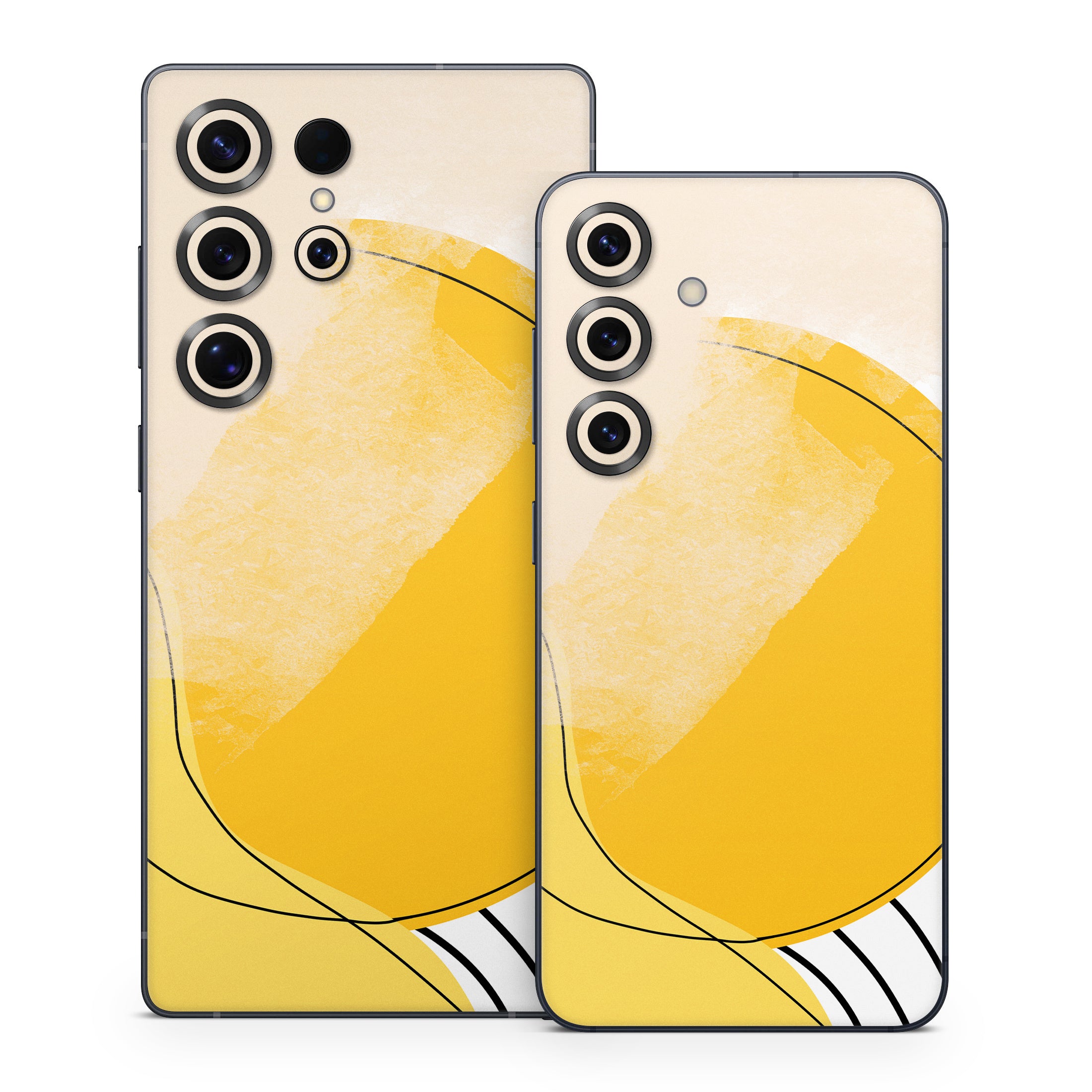Abstract Yellow - Samsung Galaxy S25 Skin