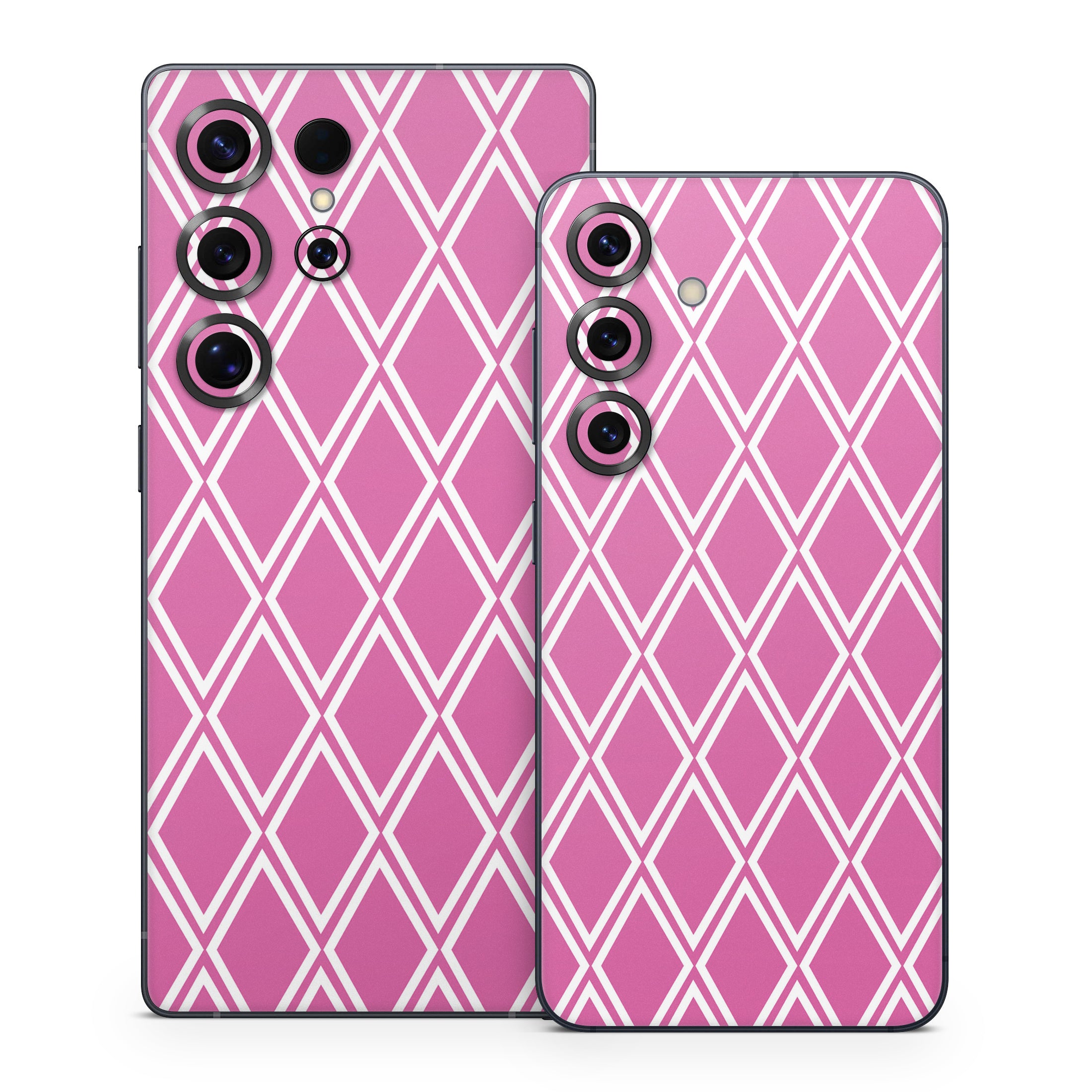Pink Checks - Samsung Galaxy S25 Skin