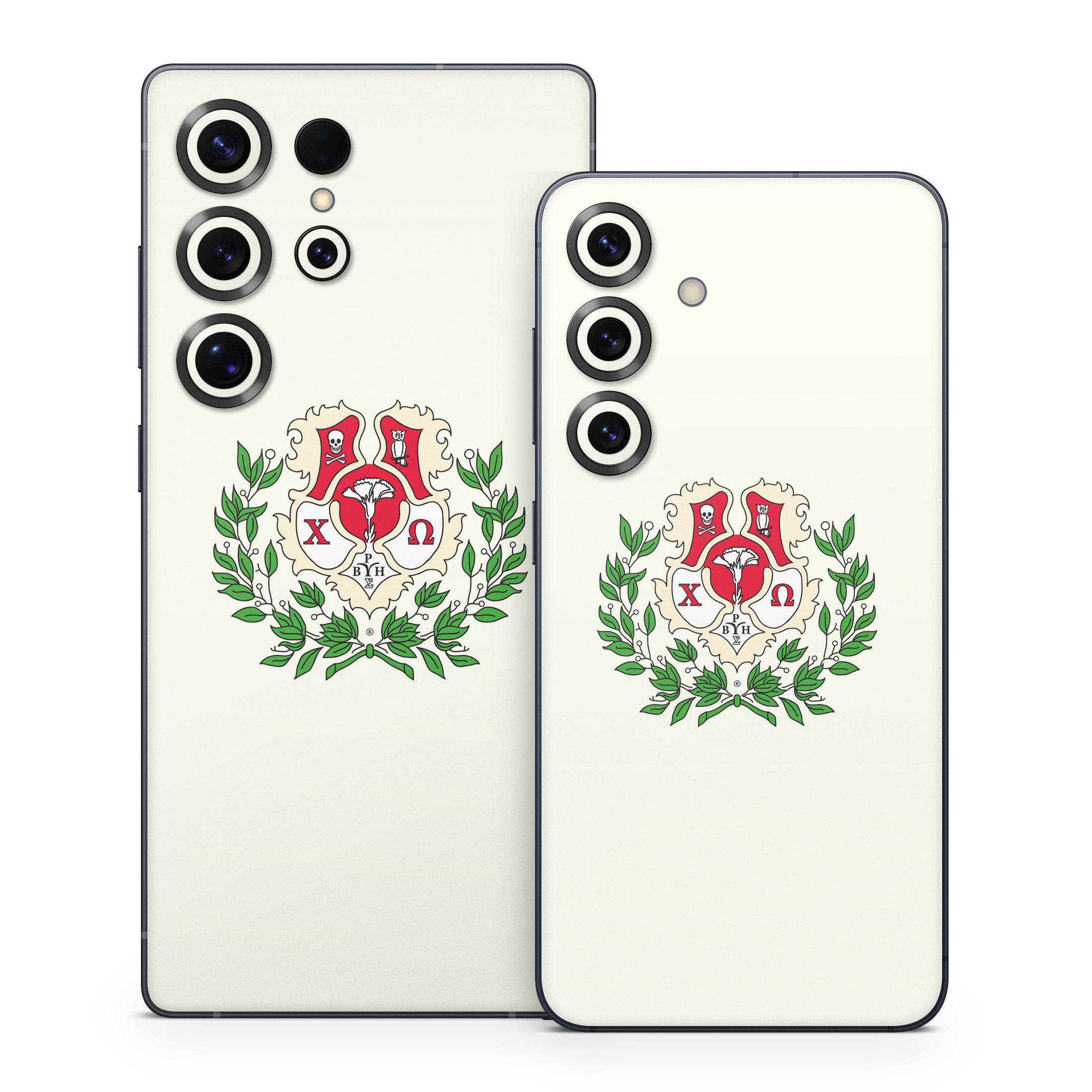 Chi Omega Crest Cream - Samsung Galaxy S25 Skin