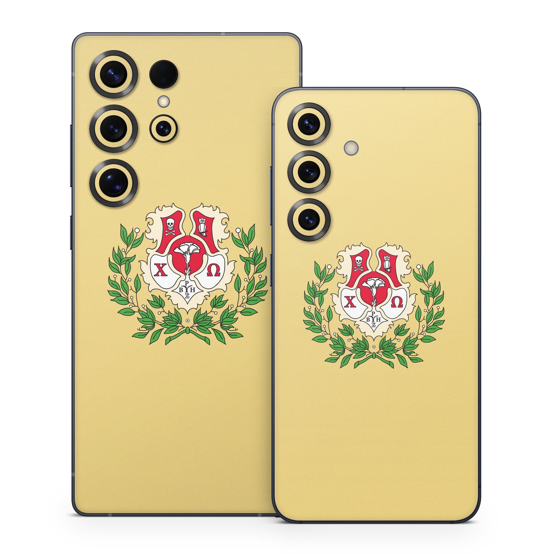 Chi Omega Crest Straw - Samsung Galaxy S25 Skin