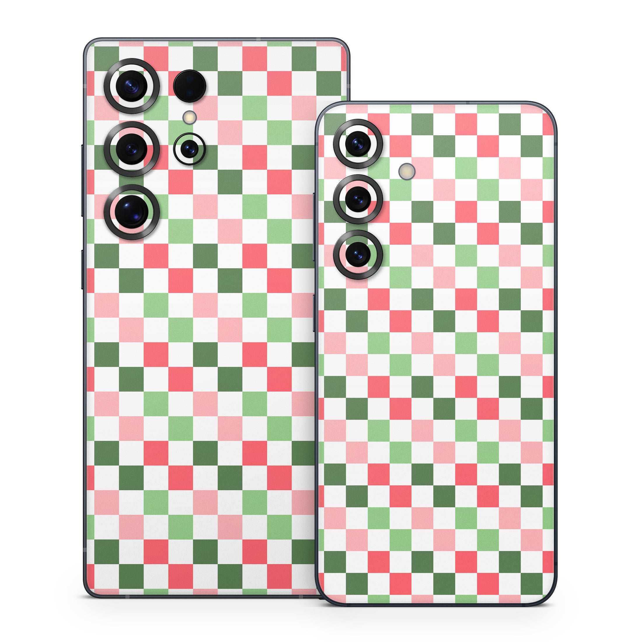 Christmas Checkers - Samsung Galaxy S25 Skin