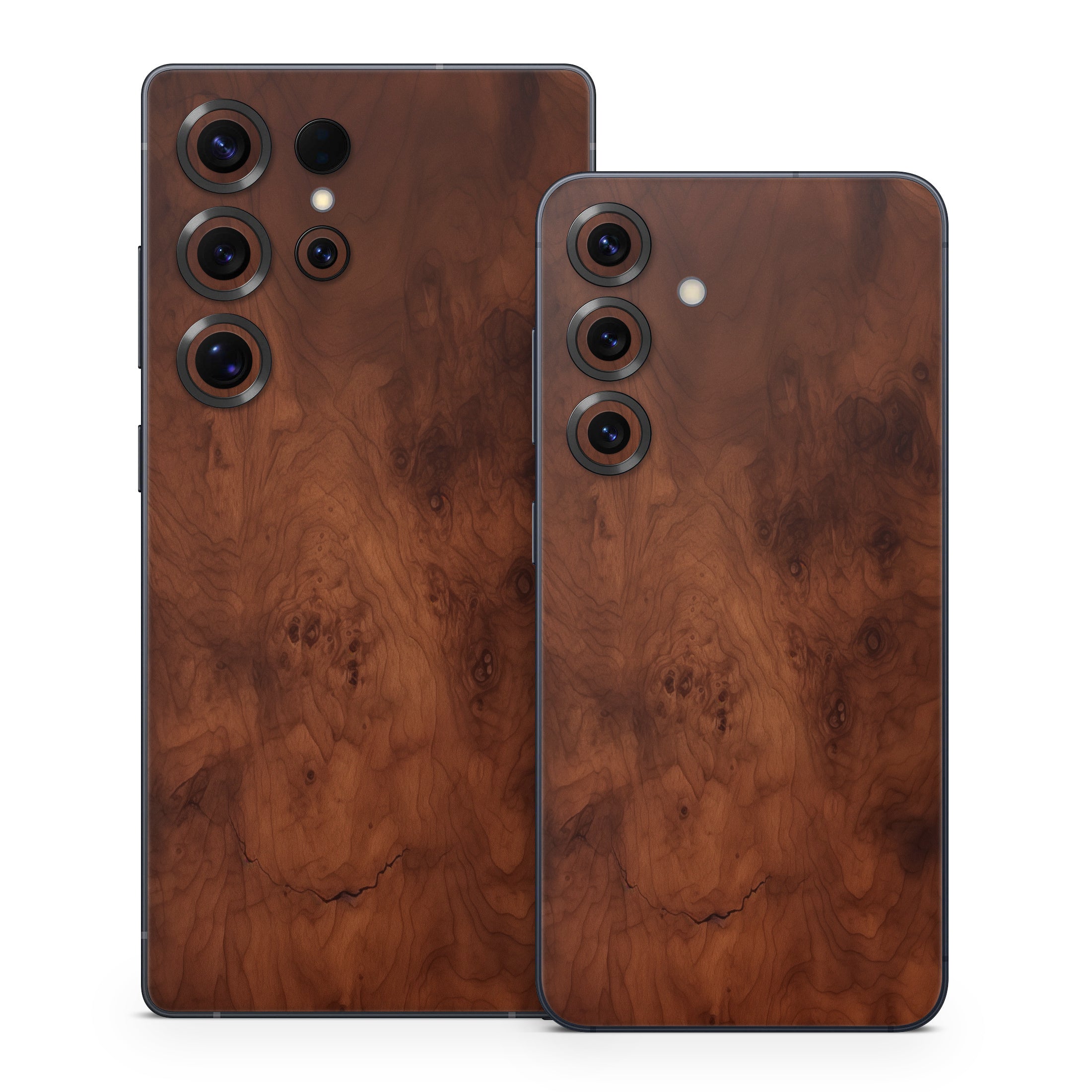Dark Burlwood - Samsung Galaxy S25 Skin