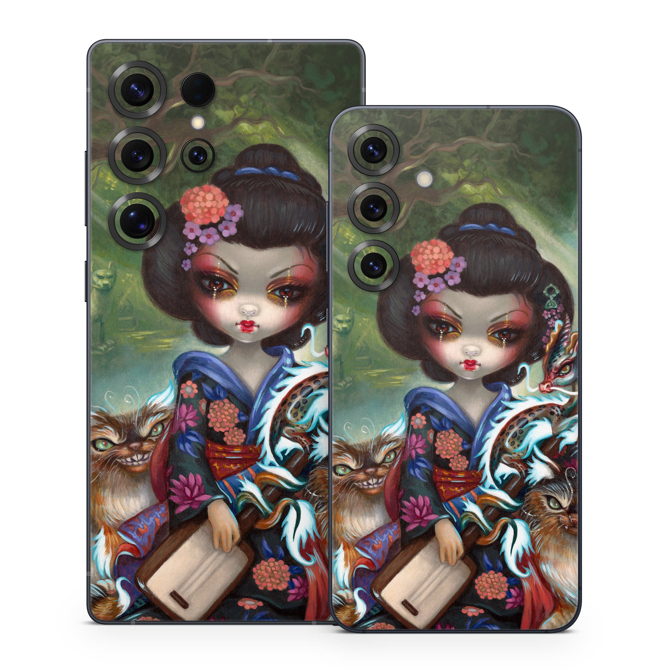 Kirin and Bakeneko - Samsung Galaxy S25 Skin