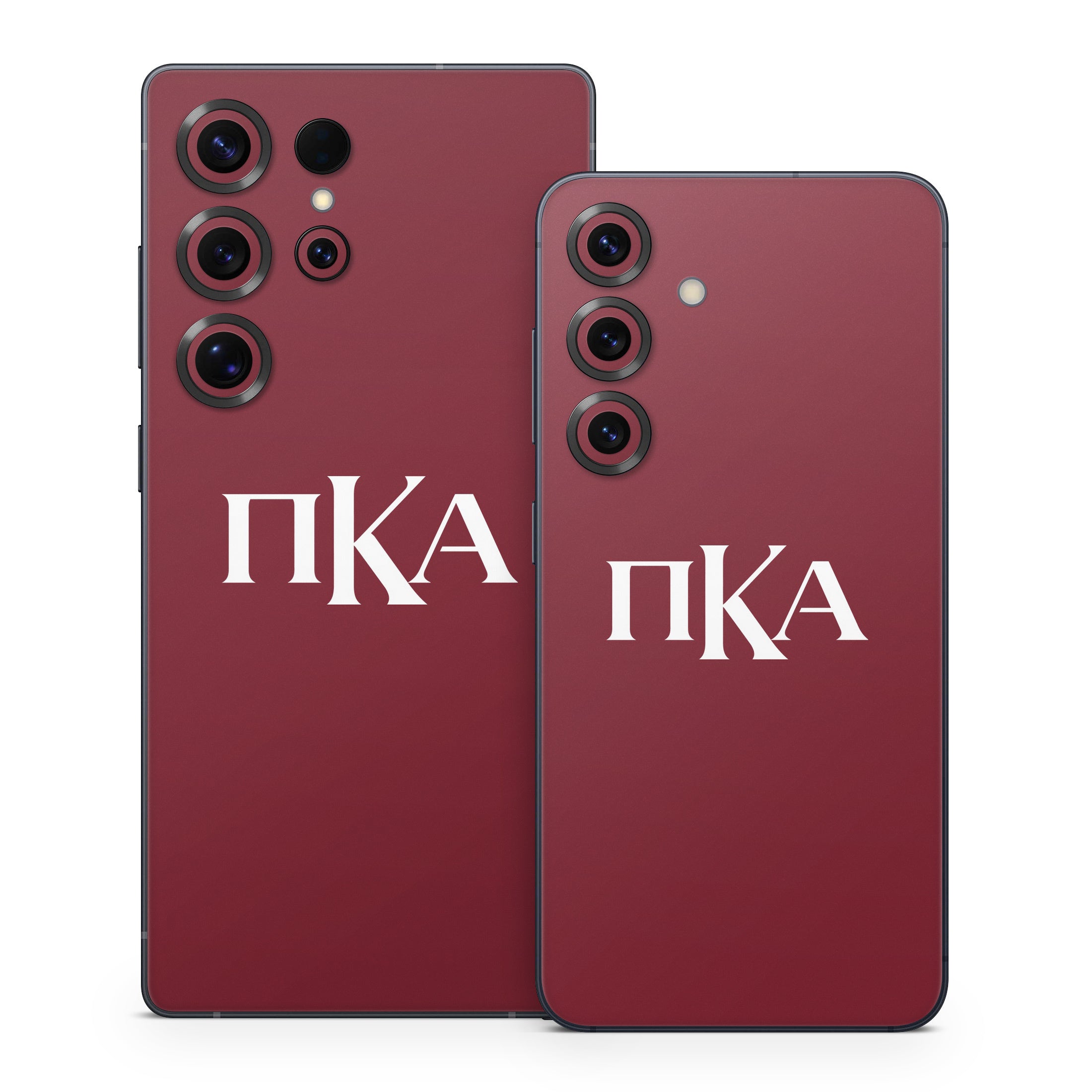 Pi Kappa Alpha Greek Letters Garnet - Samsung Galaxy S25 Skin