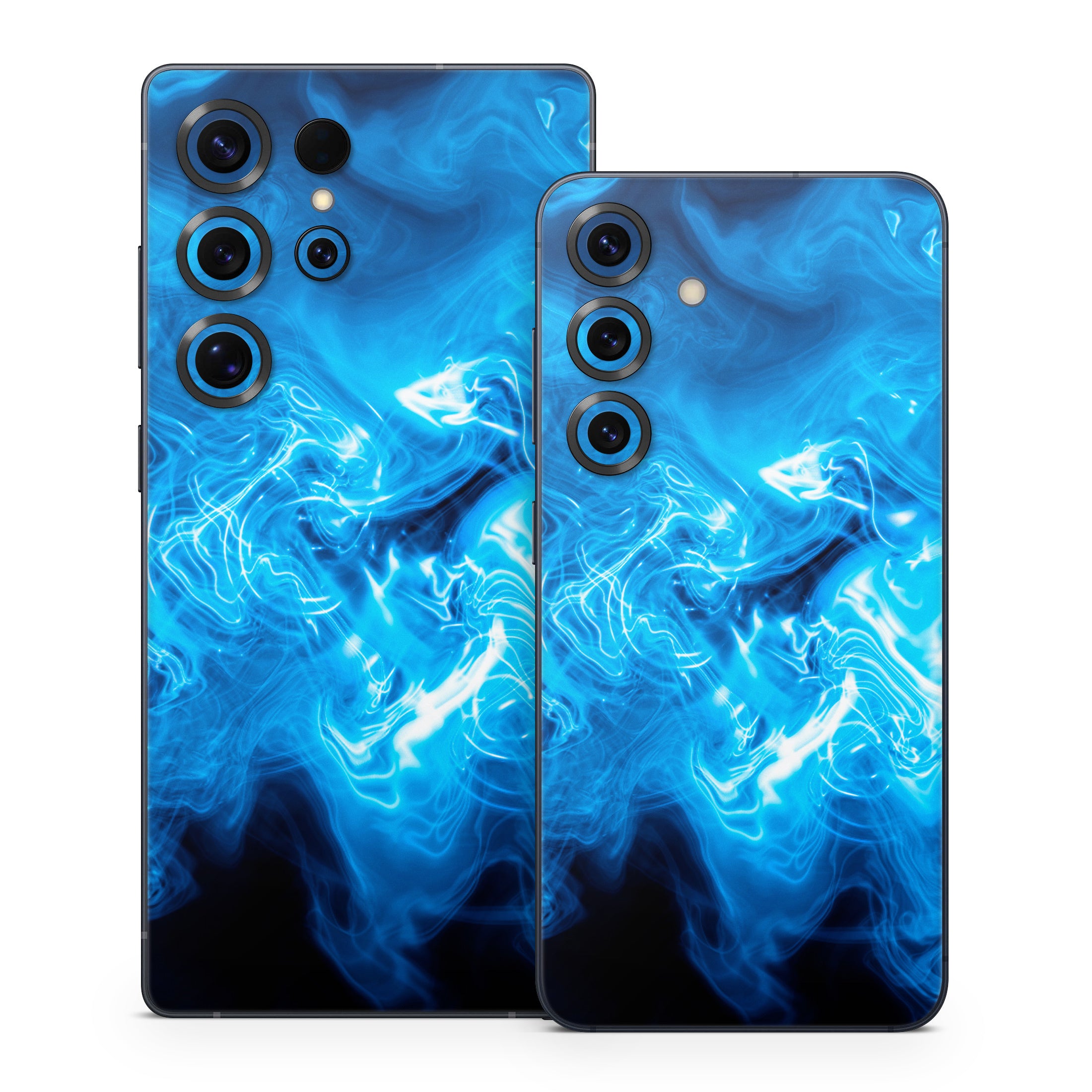 Blue Quantum Waves - Samsung Galaxy S25 Skin