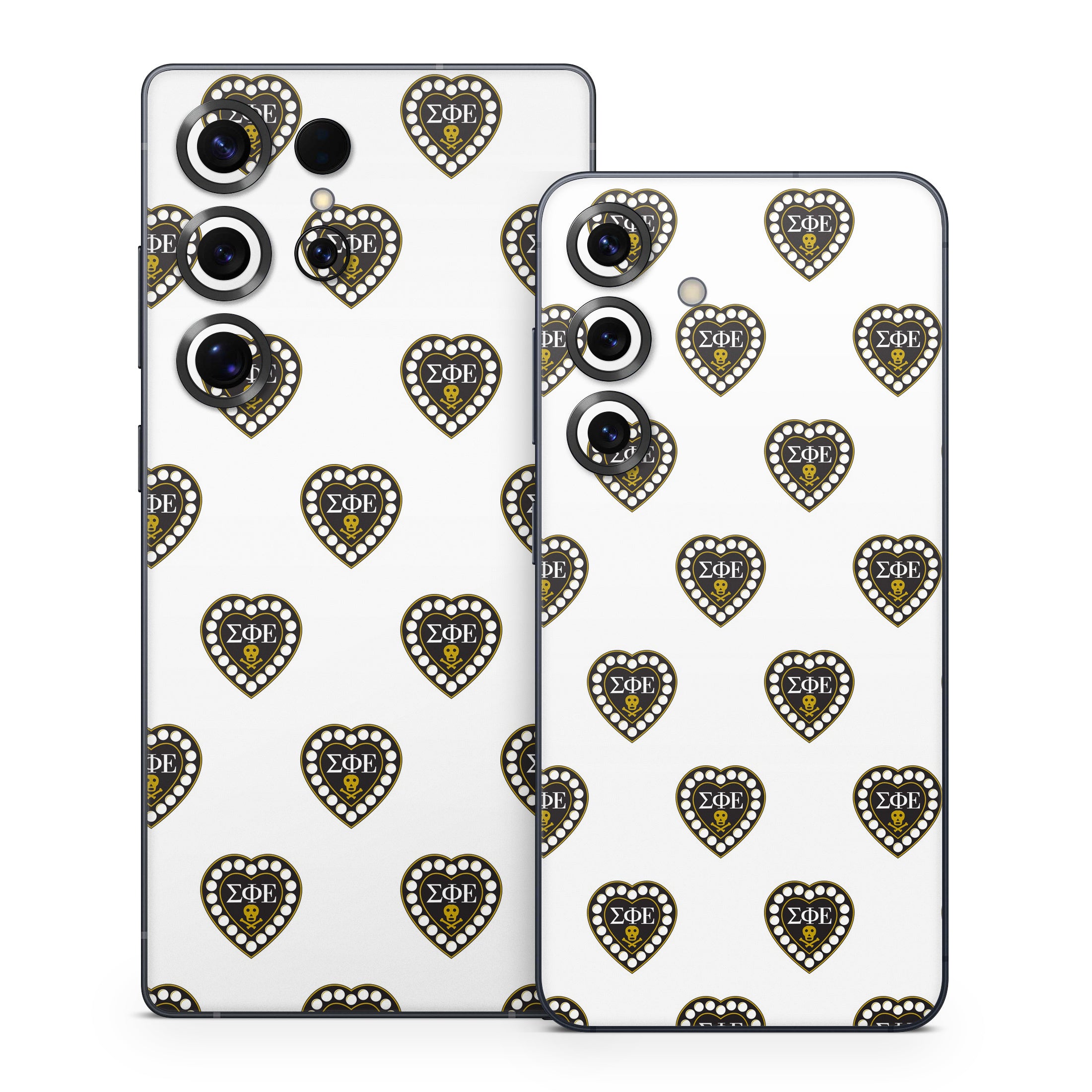 Sigma Phi Epsilon Badge Pattern White - Samsung Galaxy S25 Skin