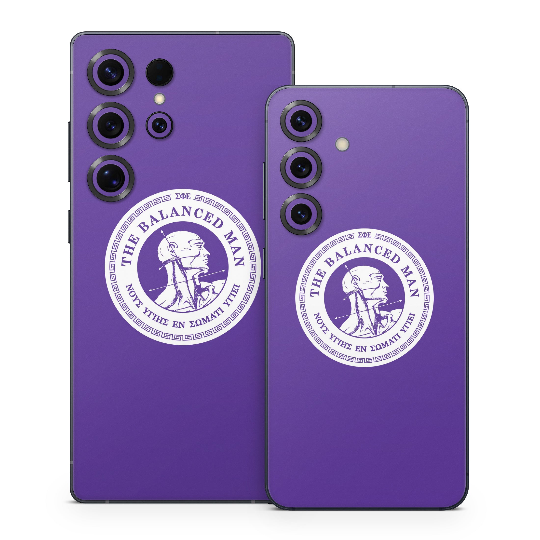 Sigma Phi Epsilon Balanced Man Purple - Samsung Galaxy S25 Skin