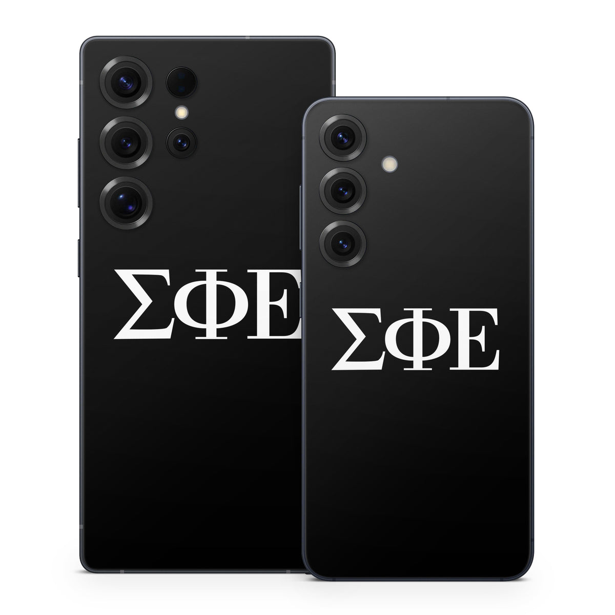 Sigma Phi Epsilon Greek Letters Black - Samsung Galaxy S25 Skin
