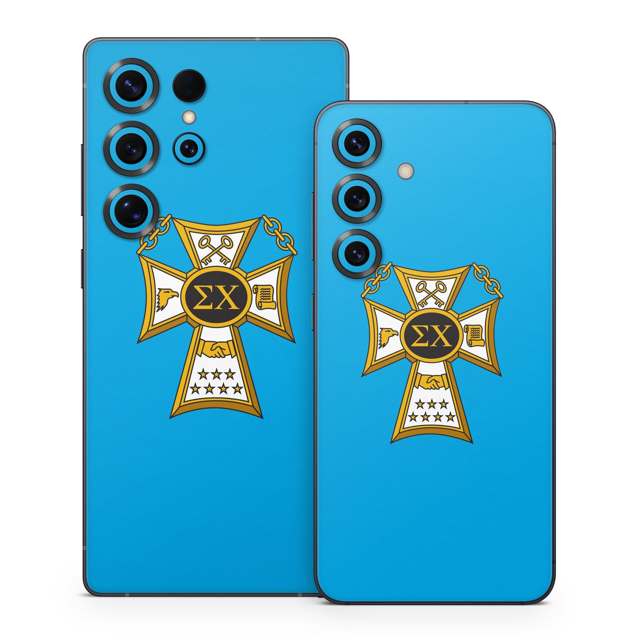 Sigma Chi Badge Blue - Samsung Galaxy S25 Skin