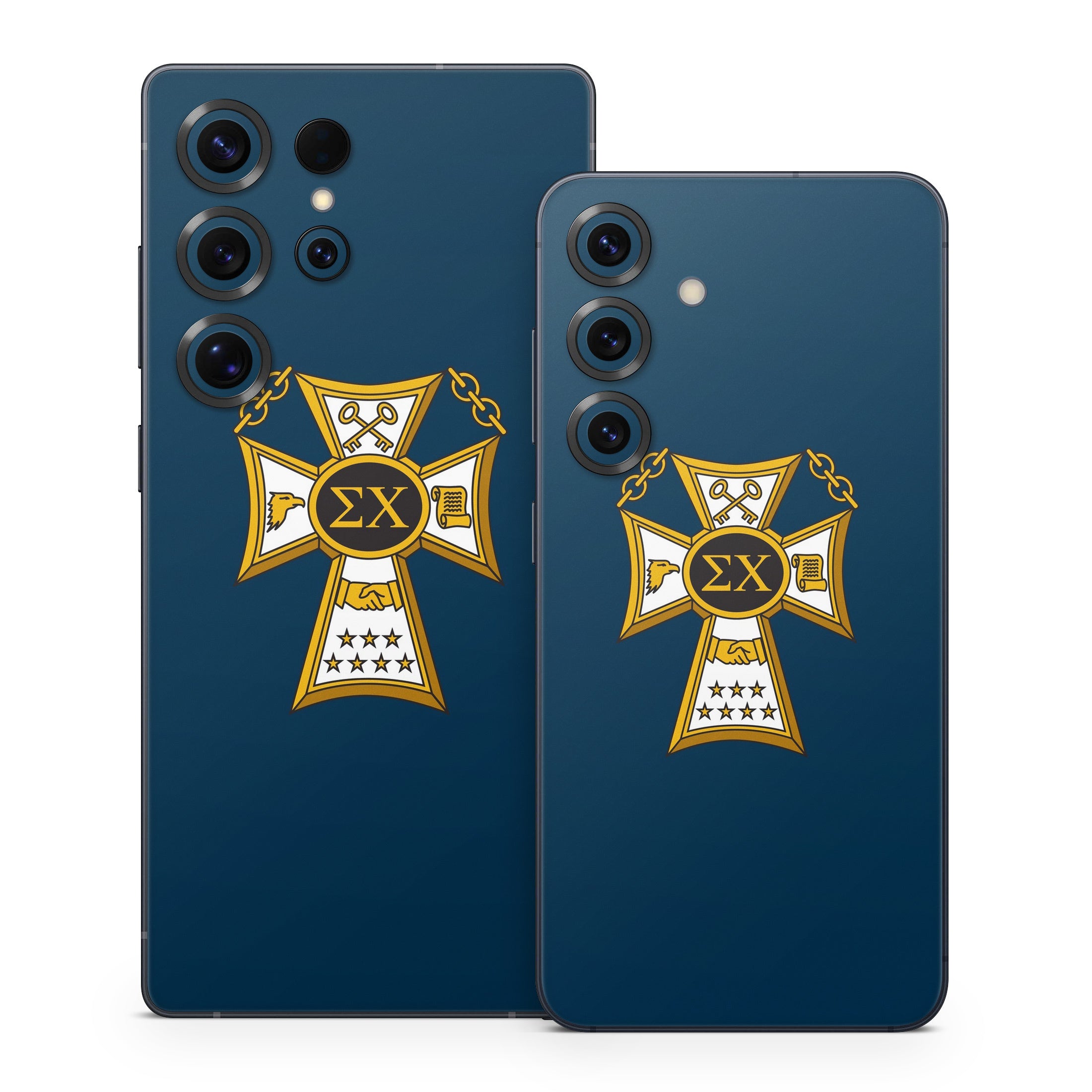 Sigma Chi Badge Navy - Samsung Galaxy S25 Skin