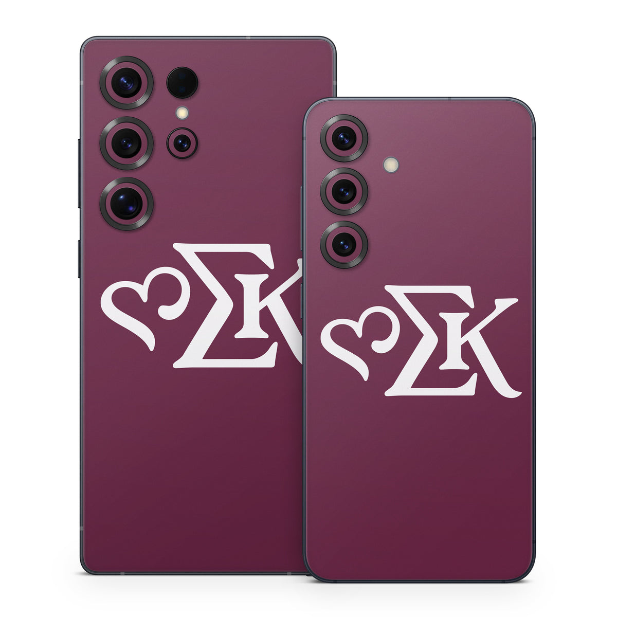Sigma Kappa Greek Letters Dove Love on Mary Maroon - Samsung Galaxy S25 Skin
