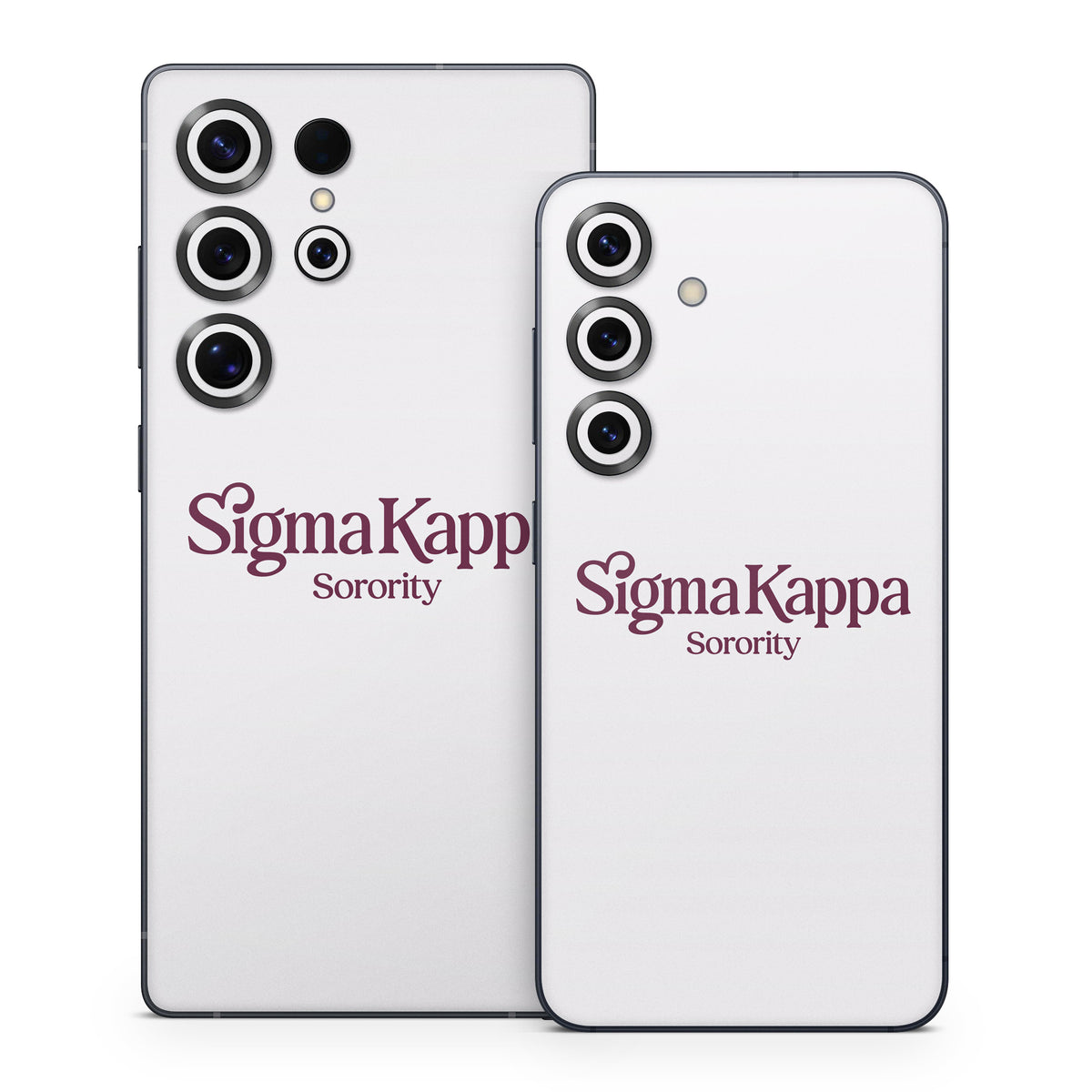 Sigma Kappa Sorority Logo Mary Maroon on Dove Love - Samsung Galaxy S25 Skin